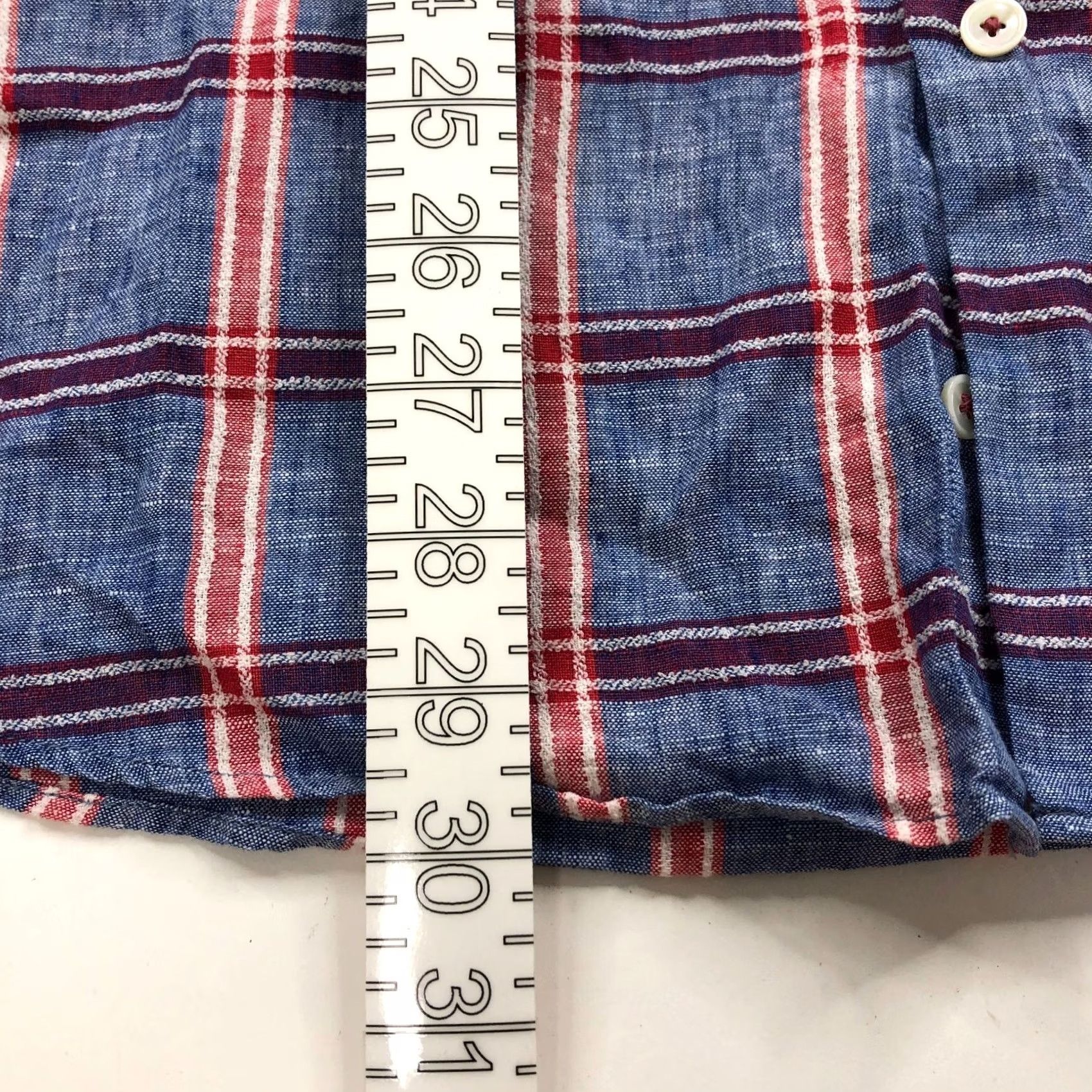 Rodd & Gunn Rodd & Gunn Button Linen Blend LG SS Casual No Pocket Collared Shirt Blue MINT Mens L Cotton Linen Blend Button-Up Plaid" Size US L / EU 52-54 / 3 - 3 Thumbnail