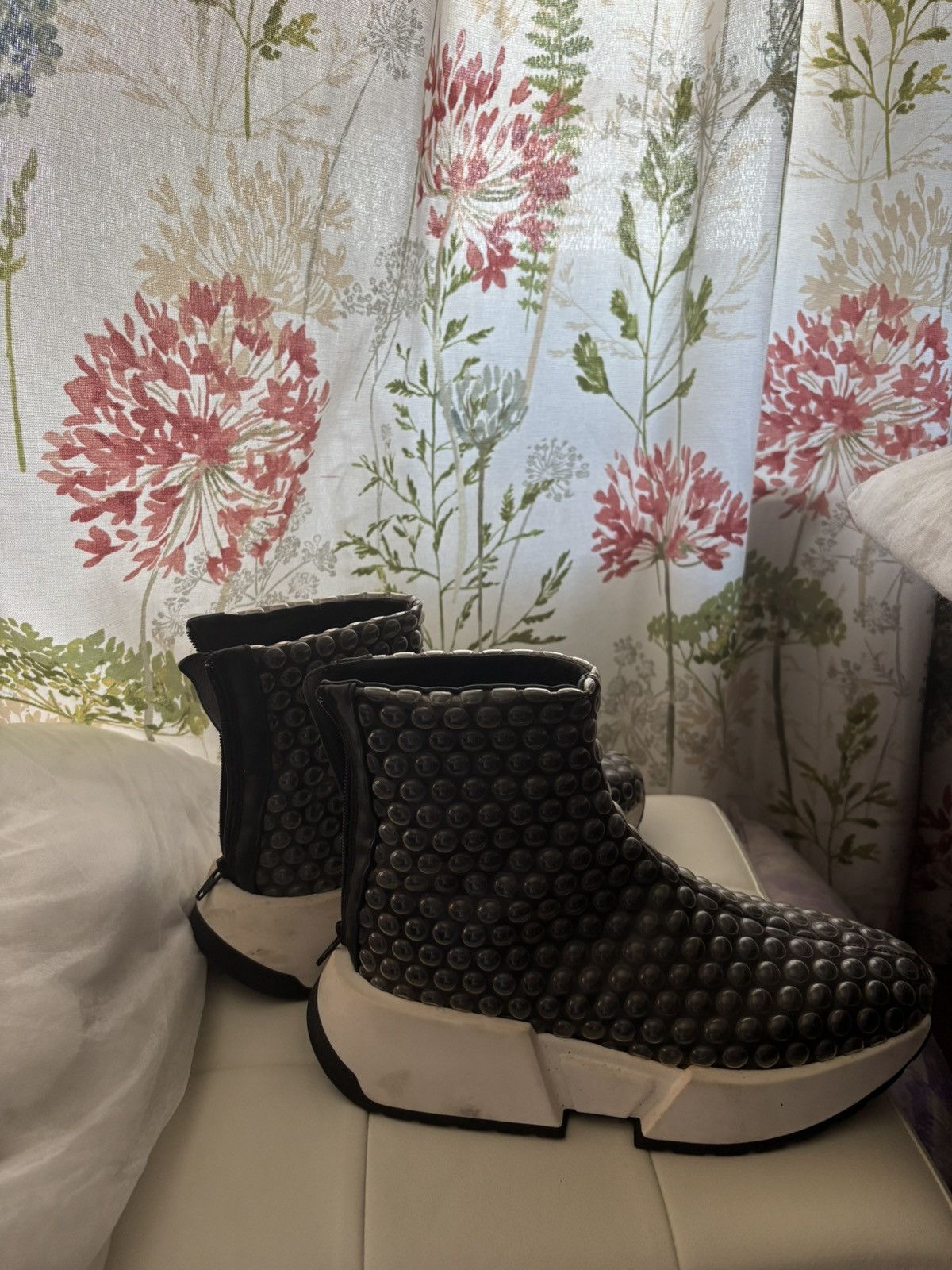 Maison Margiela MM6 Maison Margiela, bubble wrap ankle boots Size US 8 / IT 38 - 1 Thumbnail