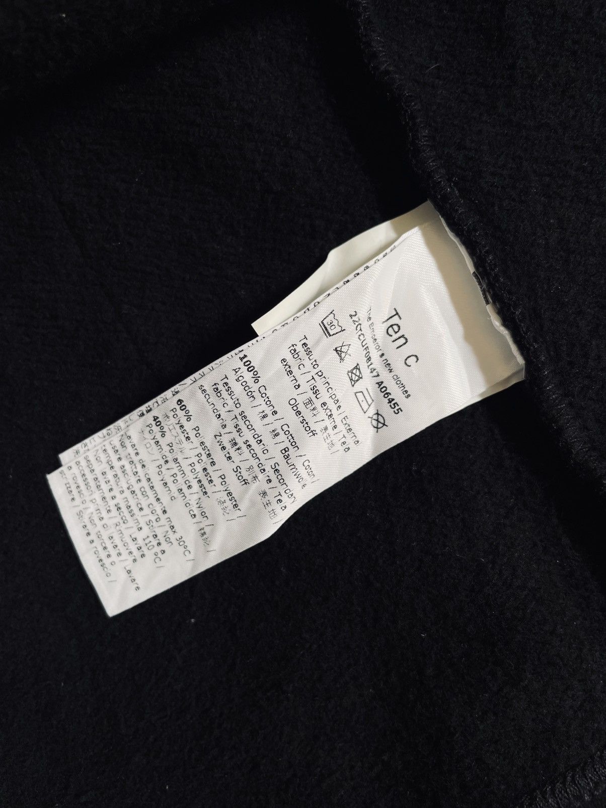 Ten C Ten C snap pocket halfzip hoodie hybrid suede Size US L / EU 52-54 / 3 - 7 Thumbnail