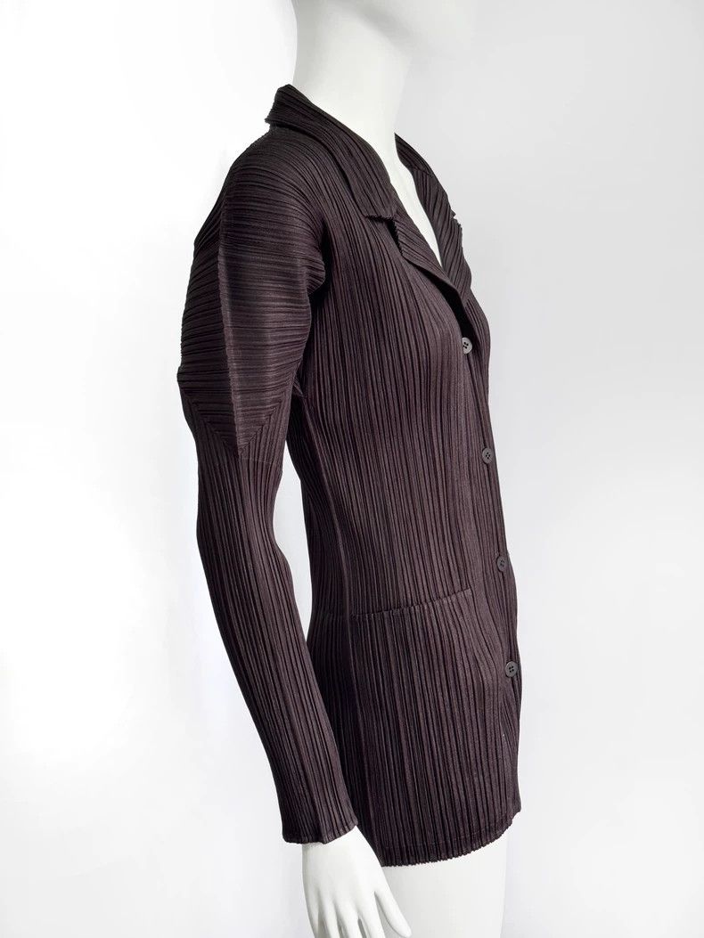 Issey Miyake Issey Miyake size:3 A greyish-purple pleated shirt Size M / US 6-8 / IT 42-44 - 2 Thumbnail