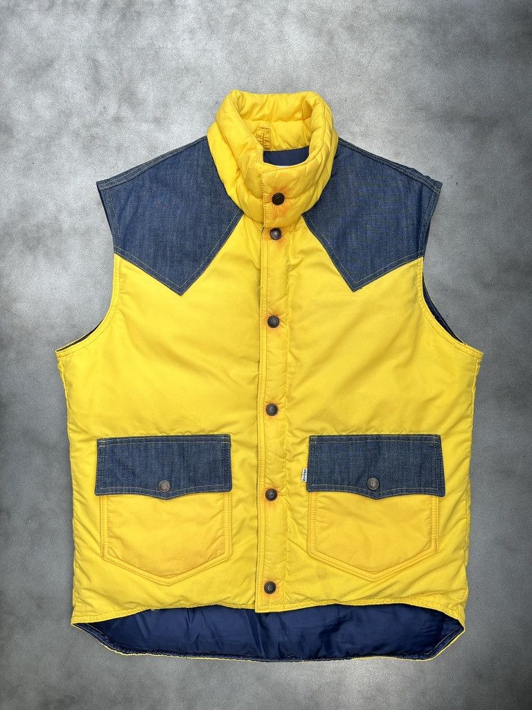 Levi's 1970s Levi's Ski Goose Down Vintage Puffer Denim Winter USA Size US M / EU 48-50 / 2 - 15 Thumbnail