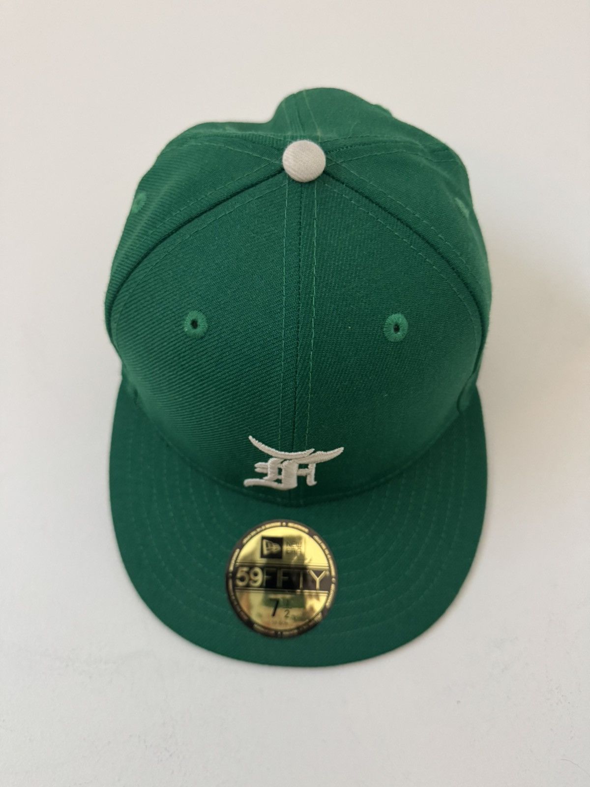 Fear of God × New Era Fear of God x New Era 59Fifty “Green” Fitted Hat Size ONE SIZE - 1 Thumbnail