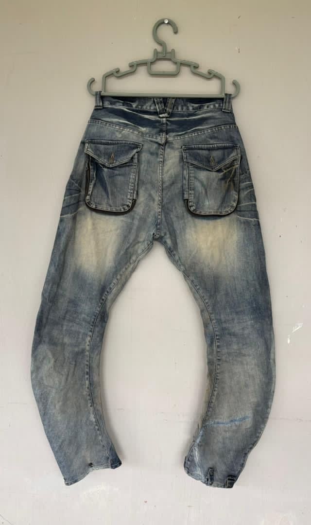 PPFM VTG PPFM Denim Pant Curve Design Rare Design Size US 34 / EU 50 - 6 Thumbnail