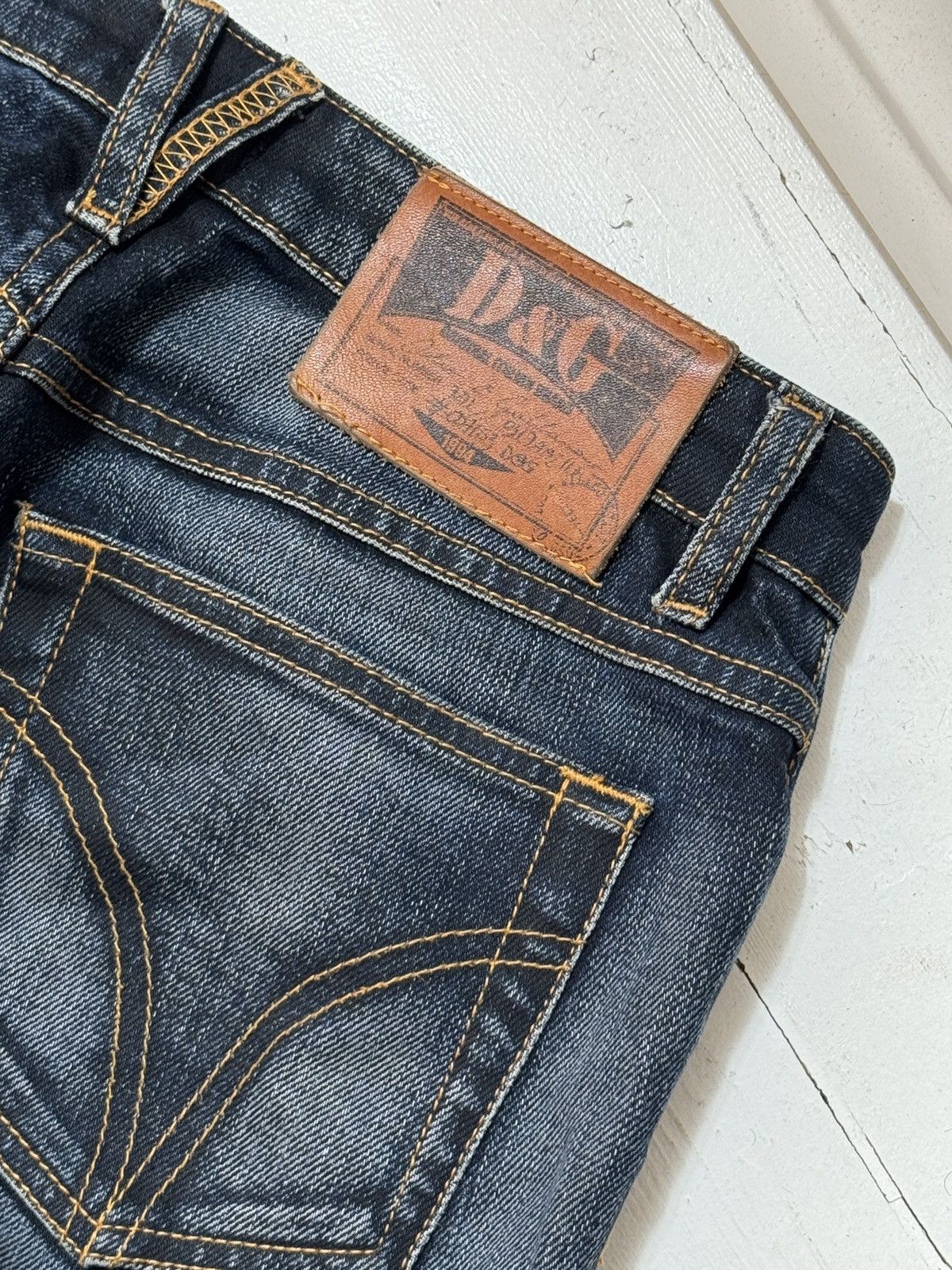VINTAGE DOLCE&GABBANA 2000s SLIMMY WMN DENIM PANTS