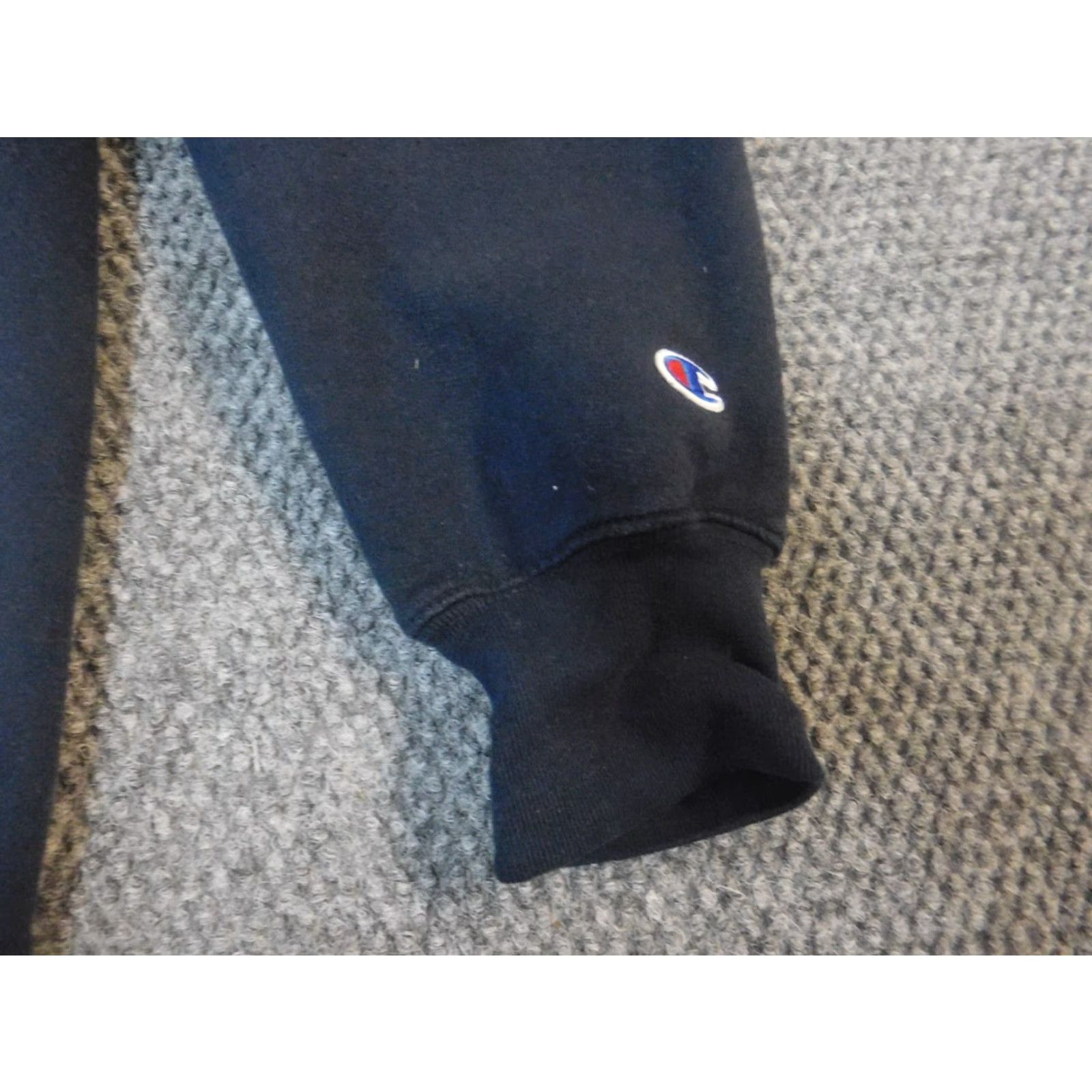 Champion Champion Mens Sweater Crewneck Pullover Medium M Blue Covington Georgia Front Back Discolorations in Good Condition Size US M / EU 48-50 / 2 - 5 Thumbnail