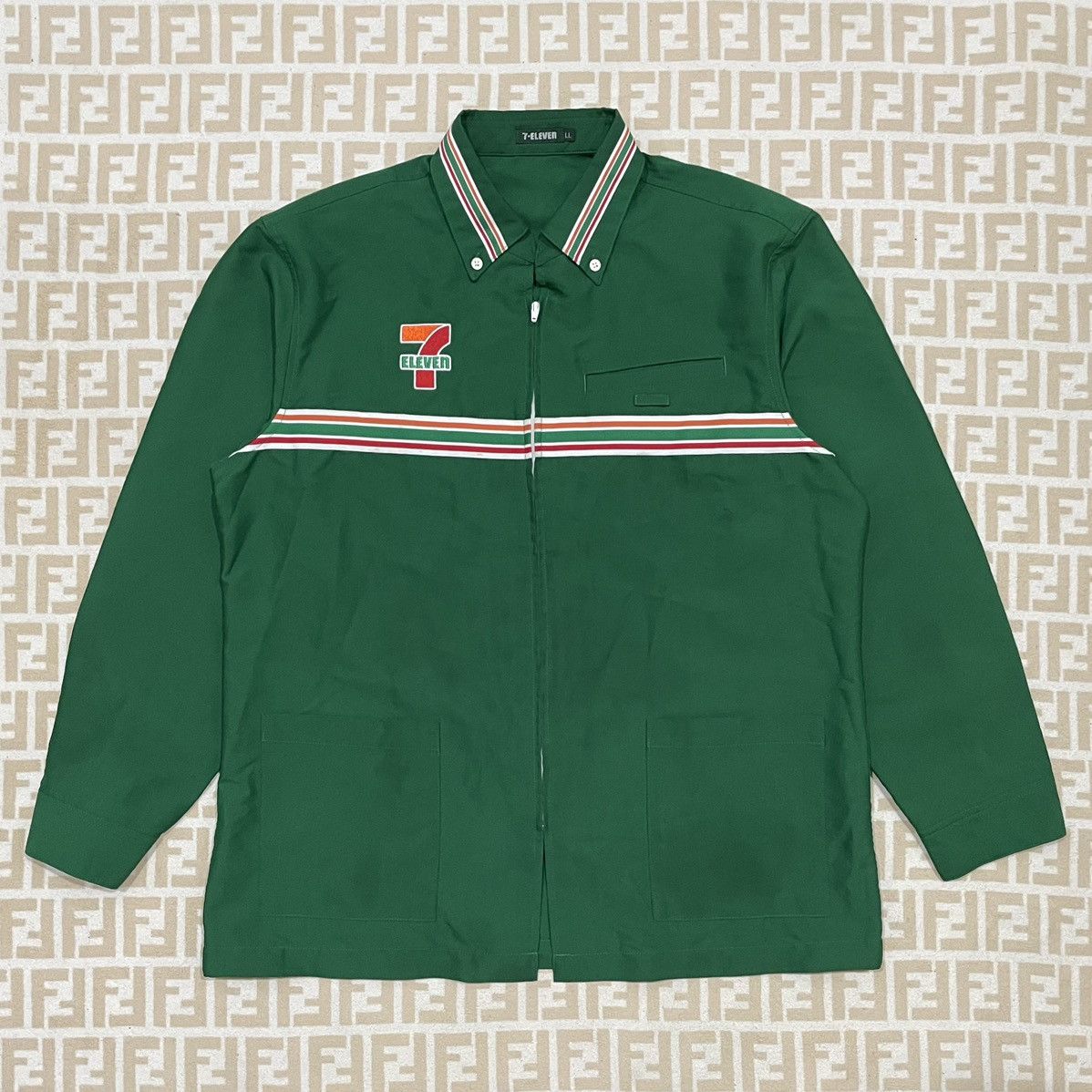 Vintage Vintage 7 Eleven Work Shirt Size US L / EU 52-54 / 3 - 2 Thumbnail
