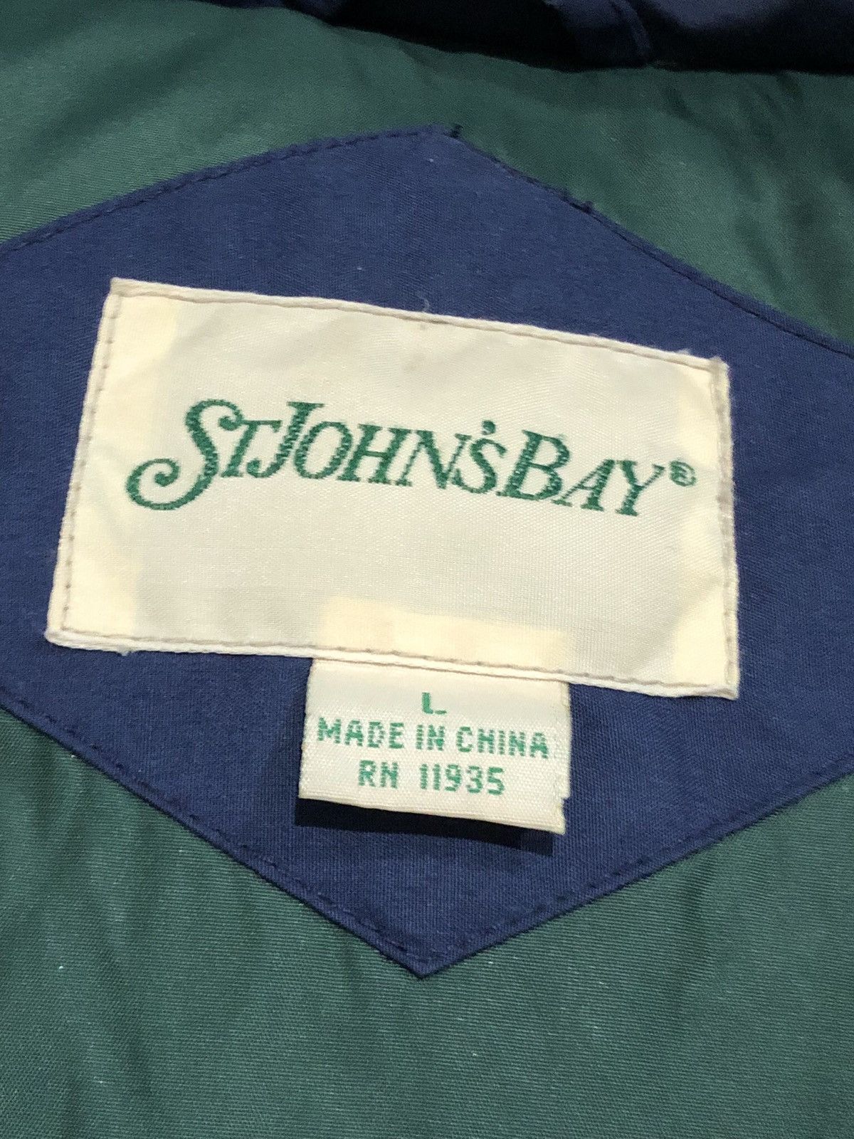 St. Johns Bay × Vintage Vtg 90s St. John’s Bay Down Puffer Jacket Size US L / EU 52-54 / 3 - 8 Thumbnail