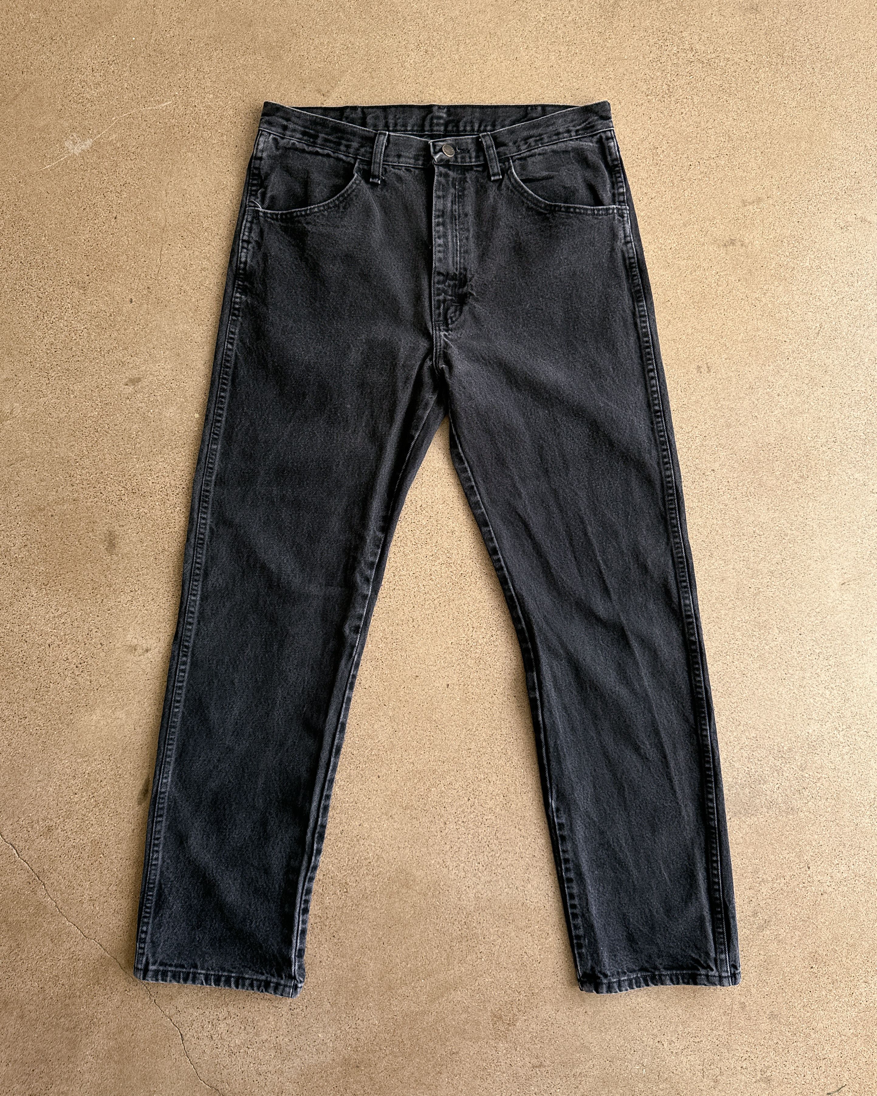 Vintage Vintage 90s Rustler Jeans Faded Black Wash Denim Men's 34 Size US 34 / EU 50 - 1 Thumbnail