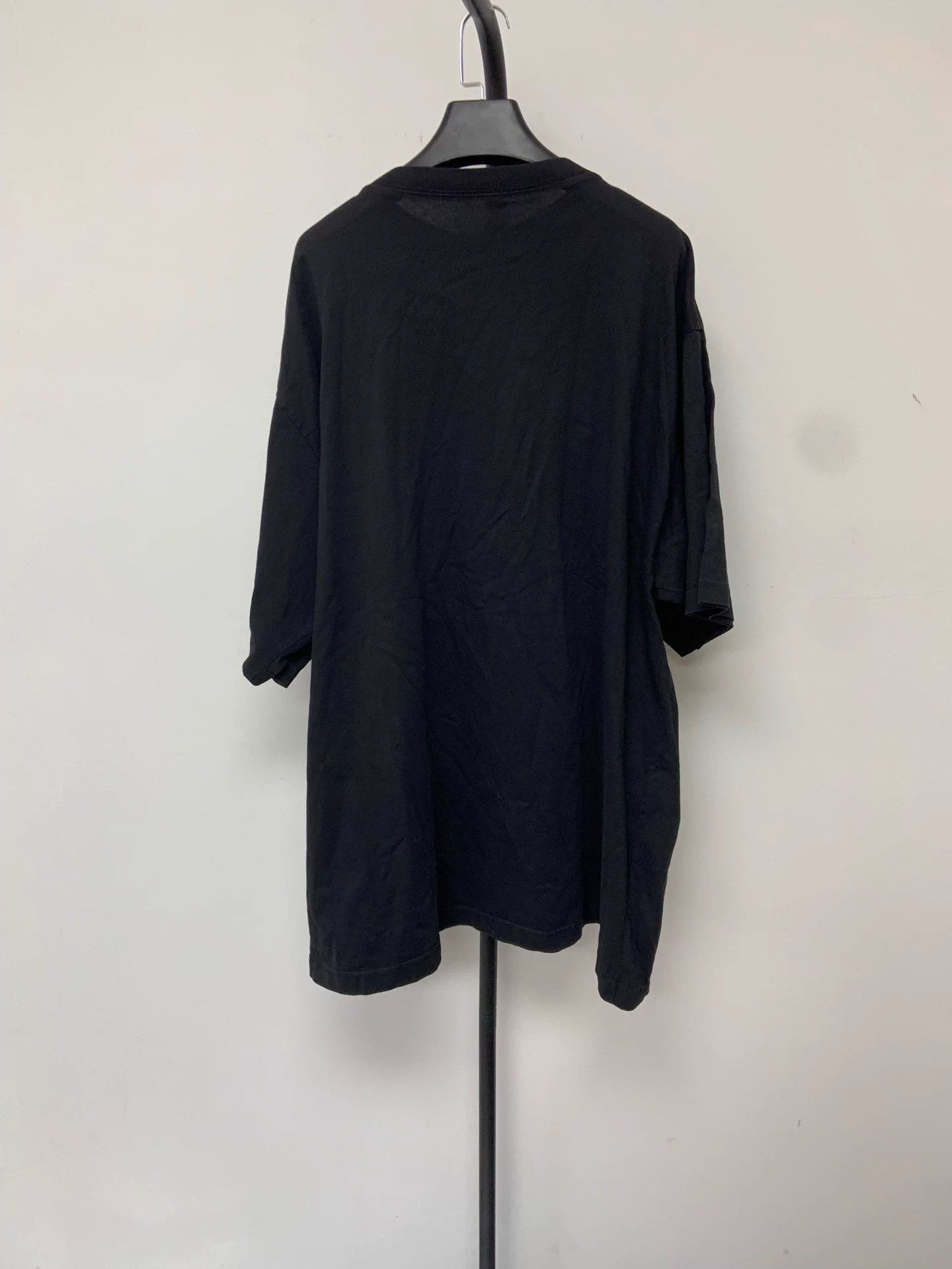 Balenciaga Balenciaga solid crewneck casual short tee men's black S 99 Size US S / EU 44-46 / 1 - 2 Thumbnail