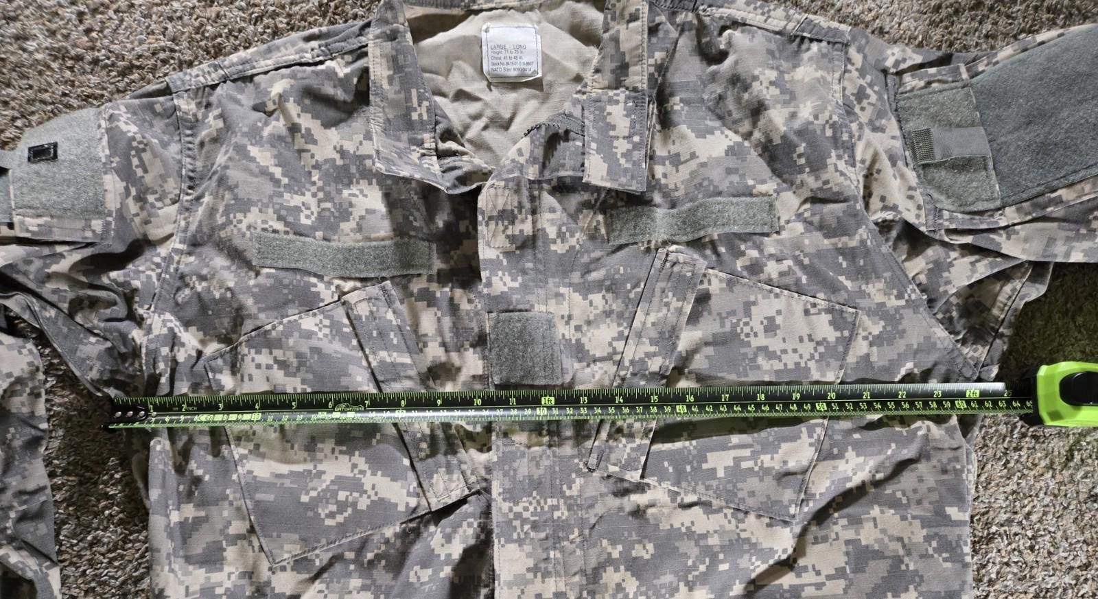 The Unbranded Brand Army Digital Camo ACU L Long Wyoming National Guard Patch Size ONE SIZE - 5 Thumbnail