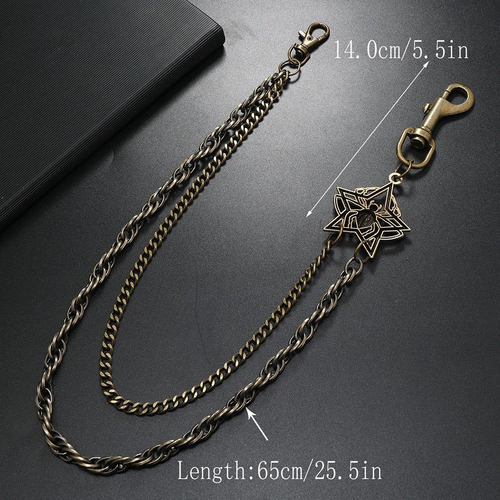 Jewelry Wallet Chains Spider Body Charm Waist Pant Chain Size ONE SIZE - 2 Thumbnail