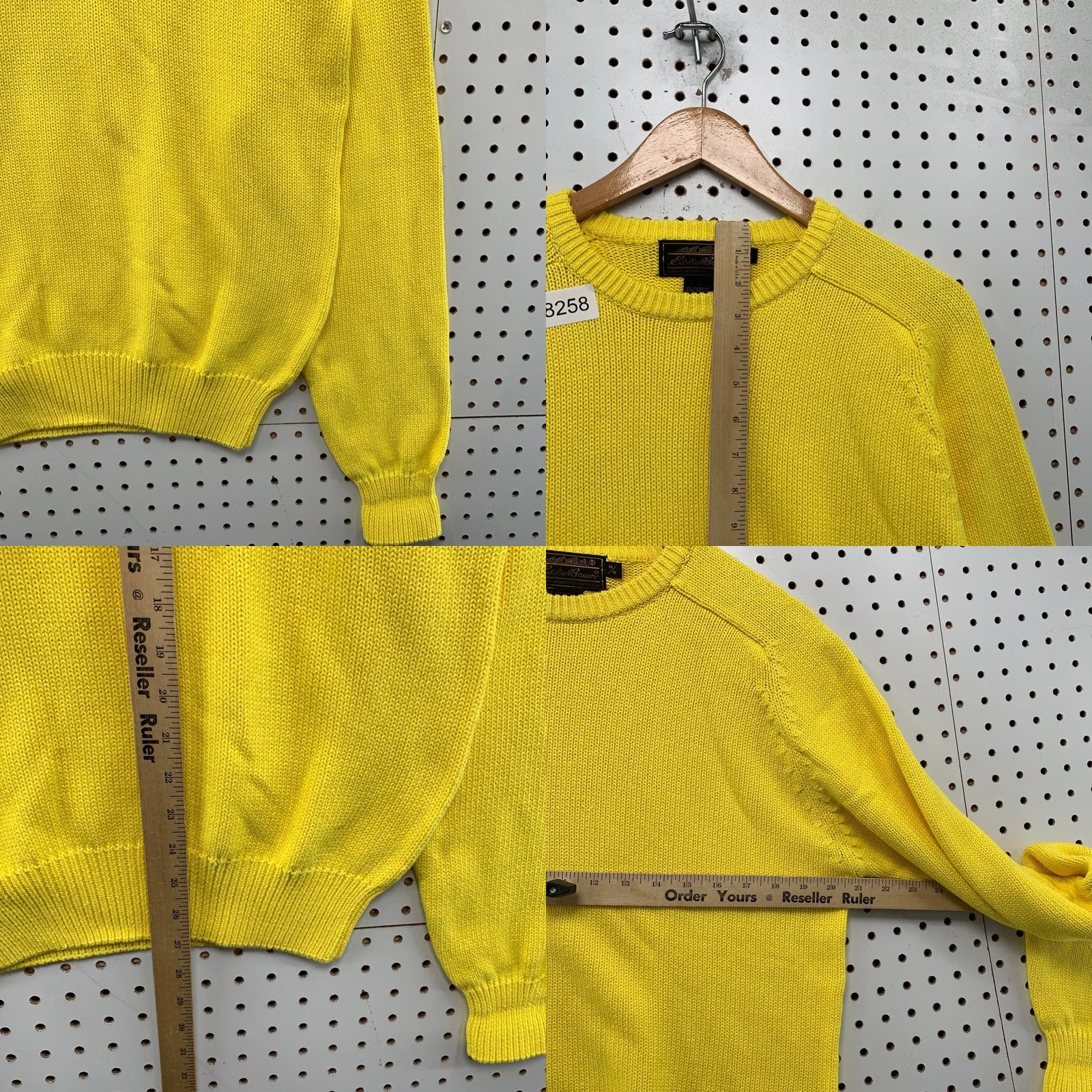 Eddie Bauer Vintage Eddie Bauer Sweater Mens M Yellow 100% Cotton 80s 90s Size US M / EU 48-50 / 2 - 8 Thumbnail