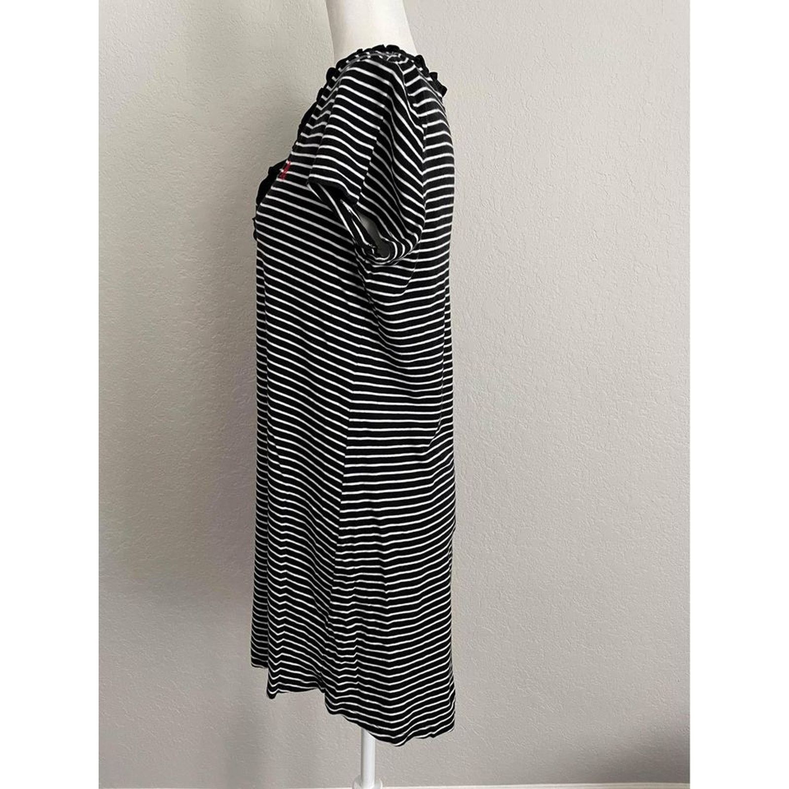 Lauren Ralph Lauren Women Lauren Ralph Lauren Black & White Striped Dress Size M Size M / US 6-8 / IT 42-44 - 3 Thumbnail