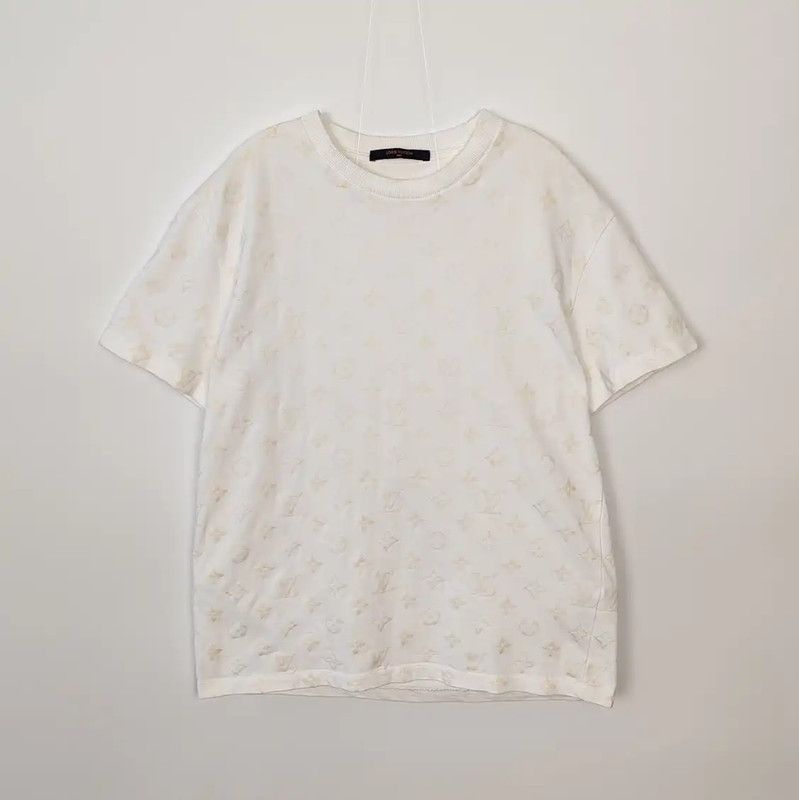 Louis Vuitton Louis Vuitton White Cotton Short Sleeve T-Shirt 0089 Size US S / EU 44-46 / 1 - 1 Thumbnail