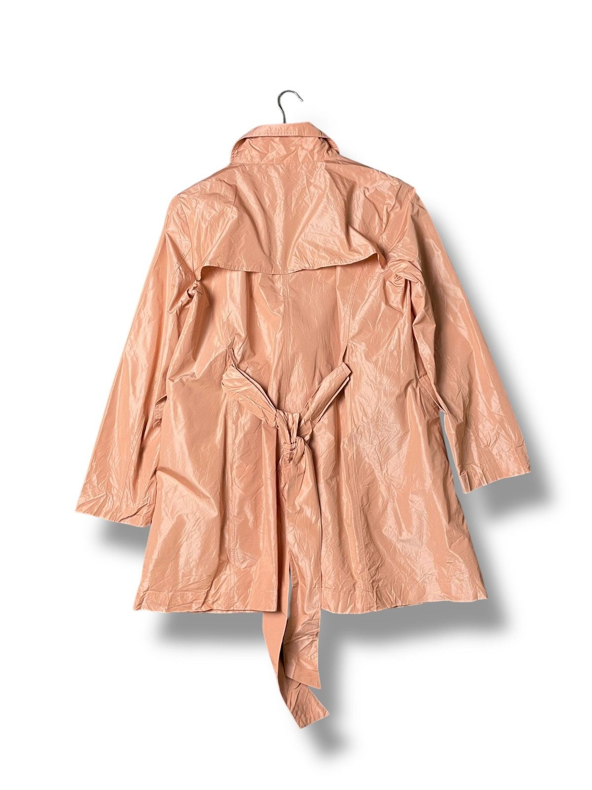 Japanese Brand Do Classe Brand Shiny Belted Jacket (60) Size XS / US 0-2 / IT 36-38 - 6 Thumbnail
