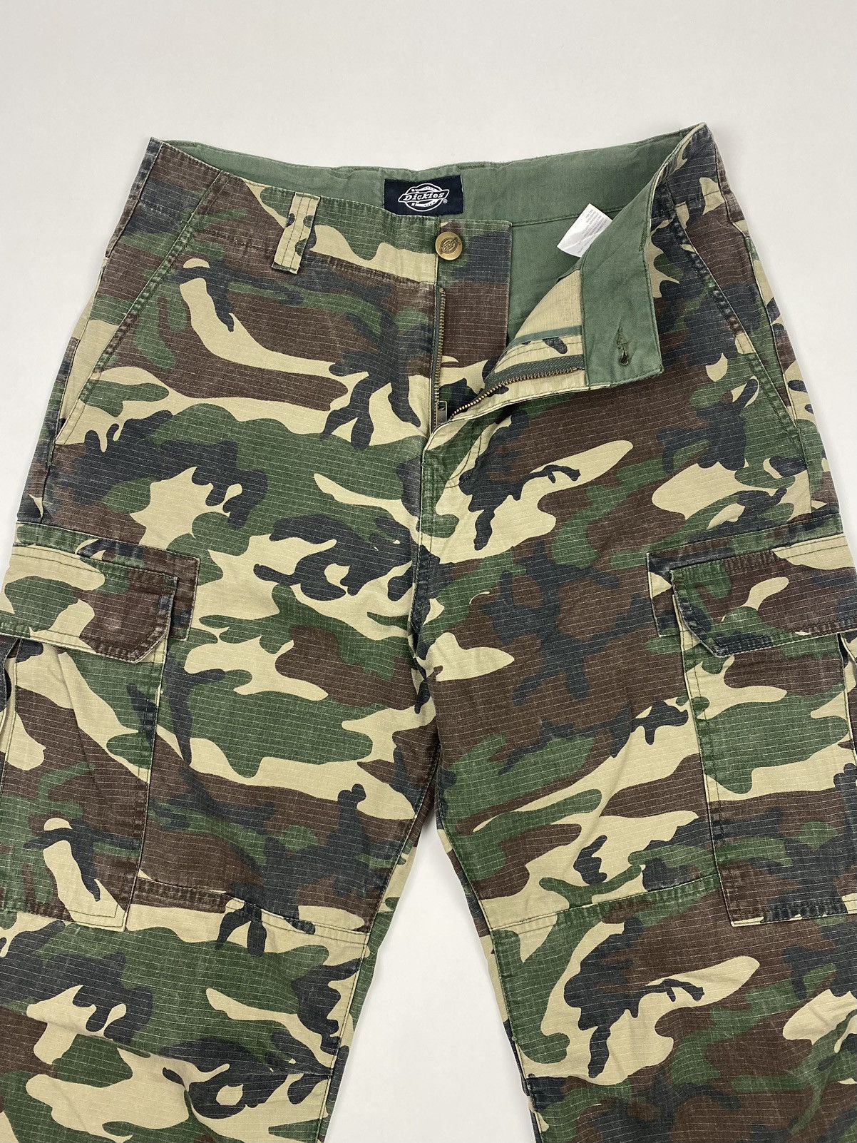 Dickies Dickies Woodland Camo Ripstop Baggy Cargo Pants Size US 32 / EU 48 - 5 Thumbnail