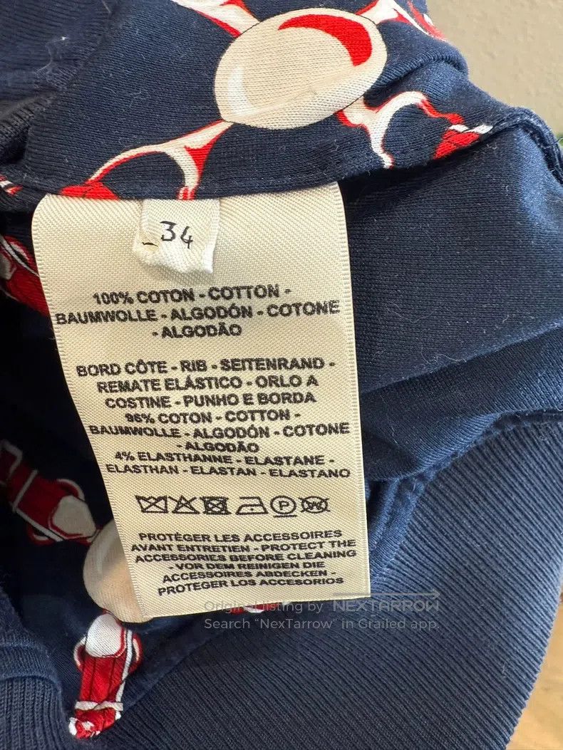 Hermes Hermes Blue Chain Print Jacket, Classic Style Size XXS / US 00 / IT 34 - 5 Thumbnail