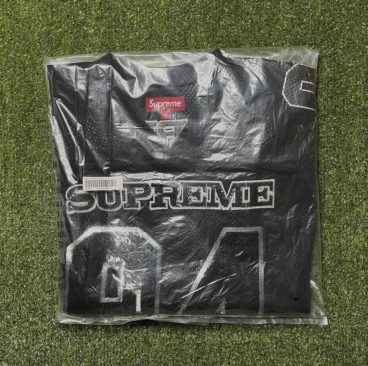 Supreme Supreme Black Sequin Football Jersey Size US L / EU 52-54 / 3 - 7 Thumbnail