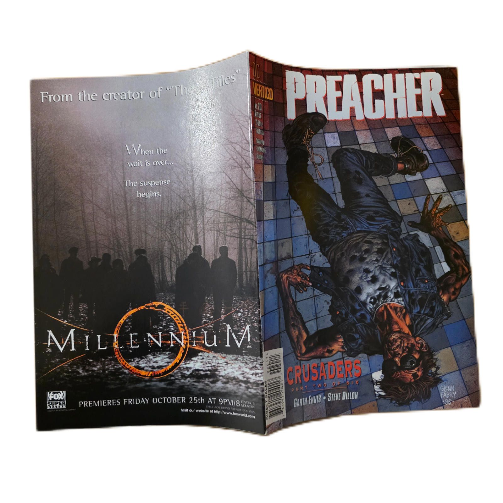 DC Comics Preacher #20 1996 Vertigo DC Comic Near Mint (C) Size ONE SIZE - 2 Thumbnail