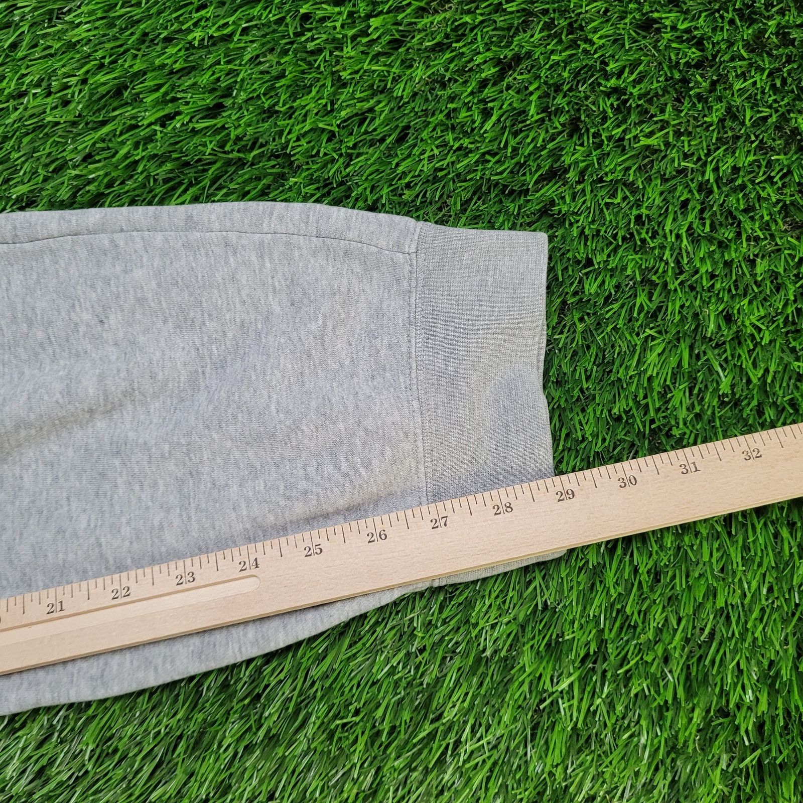 Nike Nike Swoosh Logo Jogger Sweatpants XL Heather Grey Tapered Size US 35 - 9 Thumbnail