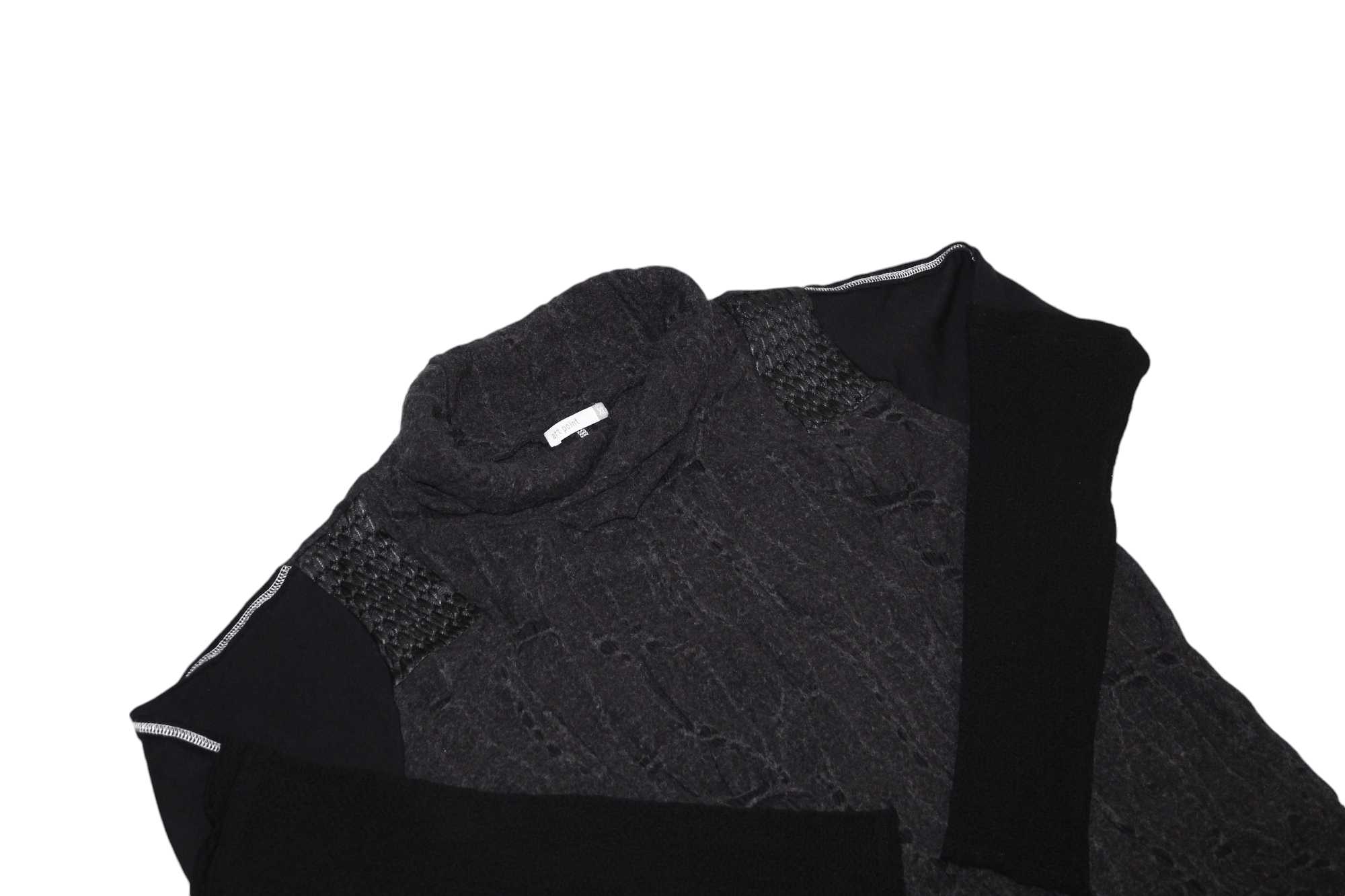 First Aid To The Injured 🔥ARTpoint Vienna mock-neck draped loose jumper Size US XL / EU 56 / 4 - 6 Thumbnail