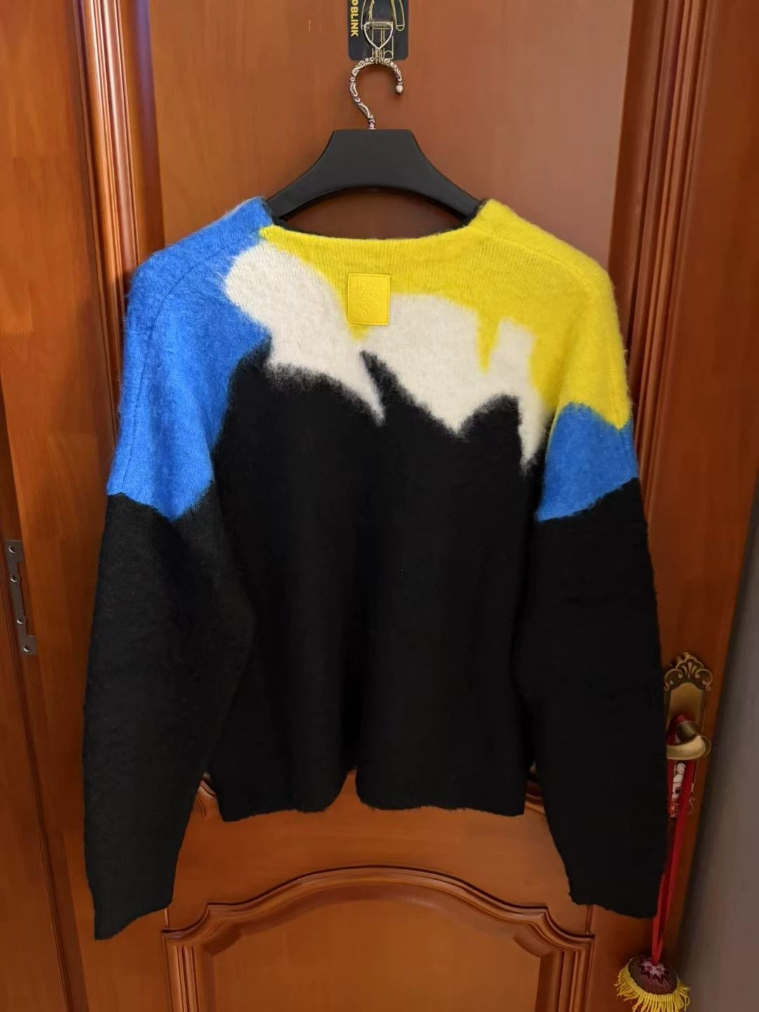 Loewe Loewe color-block logo cardigan Size L / US 10 / IT 46 - 2 Thumbnail