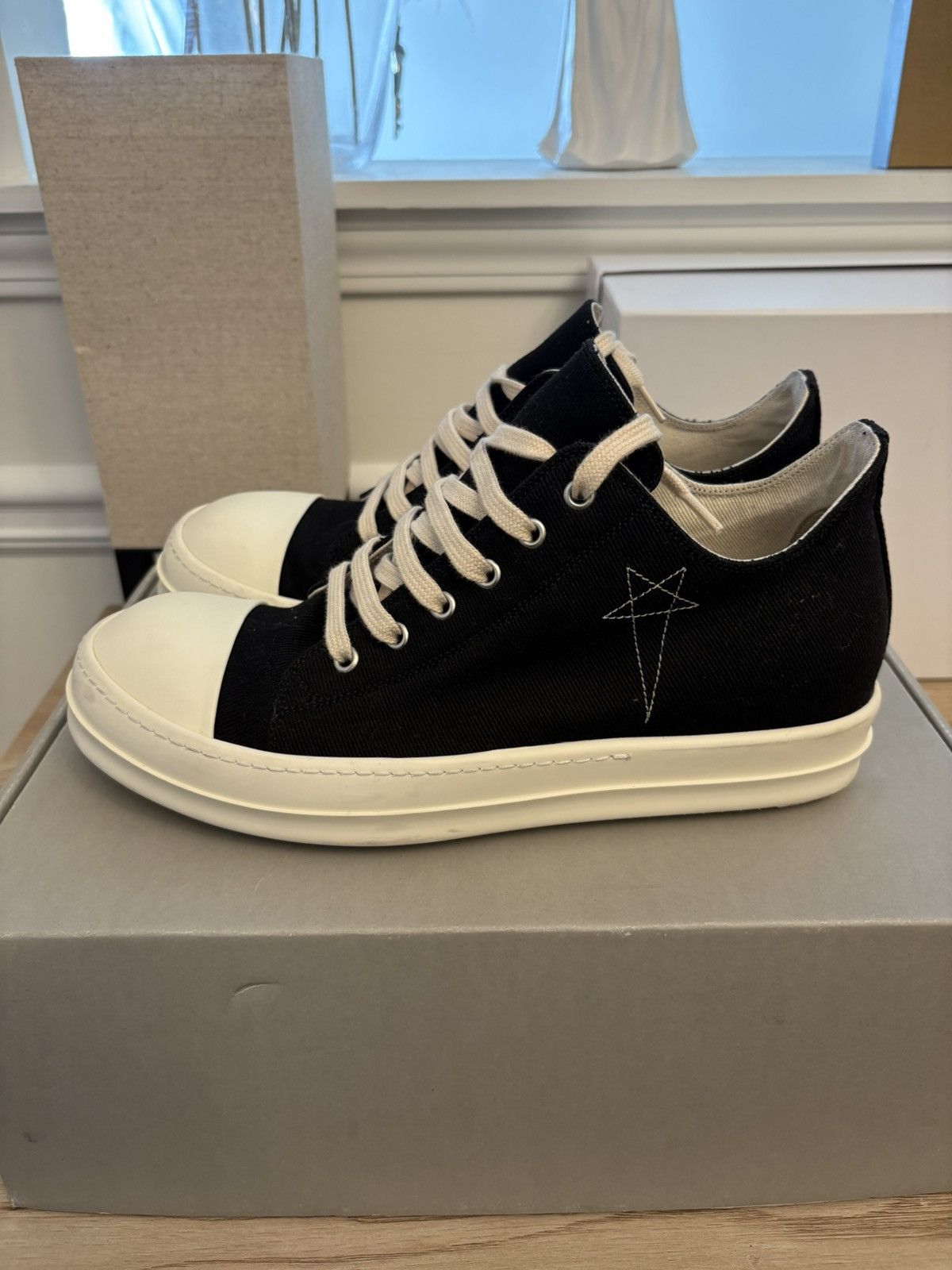 Rick Owens Rick Owens DRKSHDW Luxor low pentagram Size US 9 / EU 42 - 2 Thumbnail