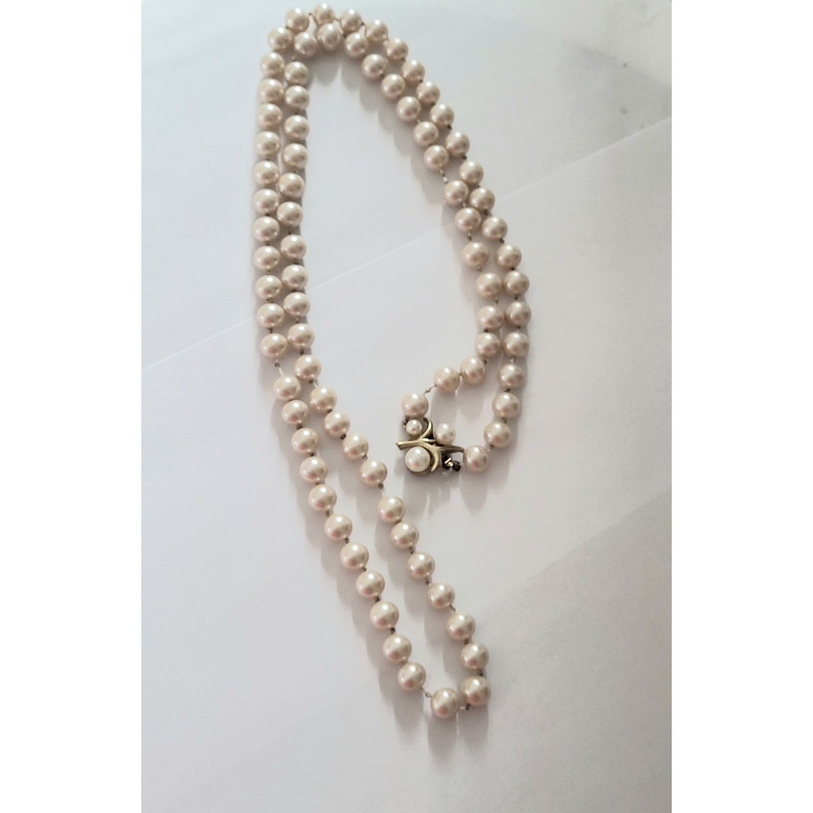 Other Vintage Pearl Necklace 31 Inch Size ONE SIZE - 3 Thumbnail