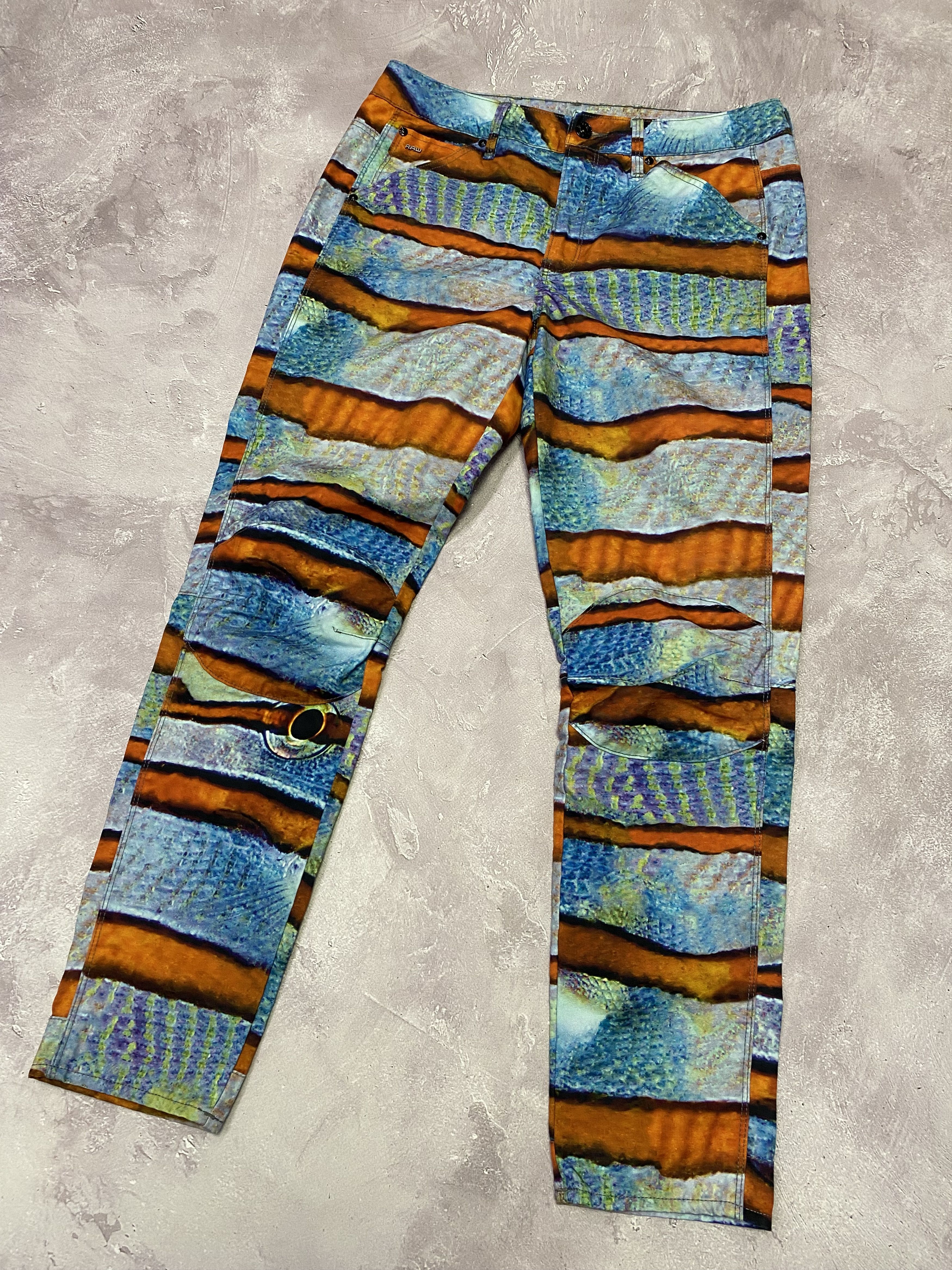 G-Star × Pharrell G-Star Raw Pharell Williams 3D Tapered Camo Pants Size US 32 / EU 48 - 2 Thumbnail