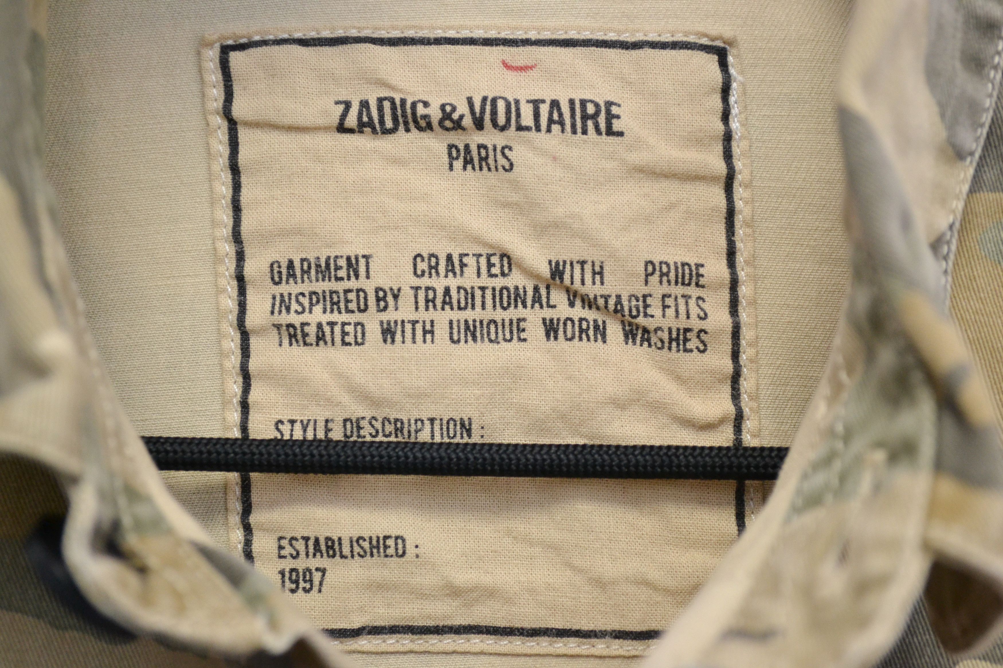 Zadig & Voltaire Zadig & Voltaire Kayak Camouflage Women’s Jacket Size M / US 6-8 / IT 42-44 - 7 Thumbnail