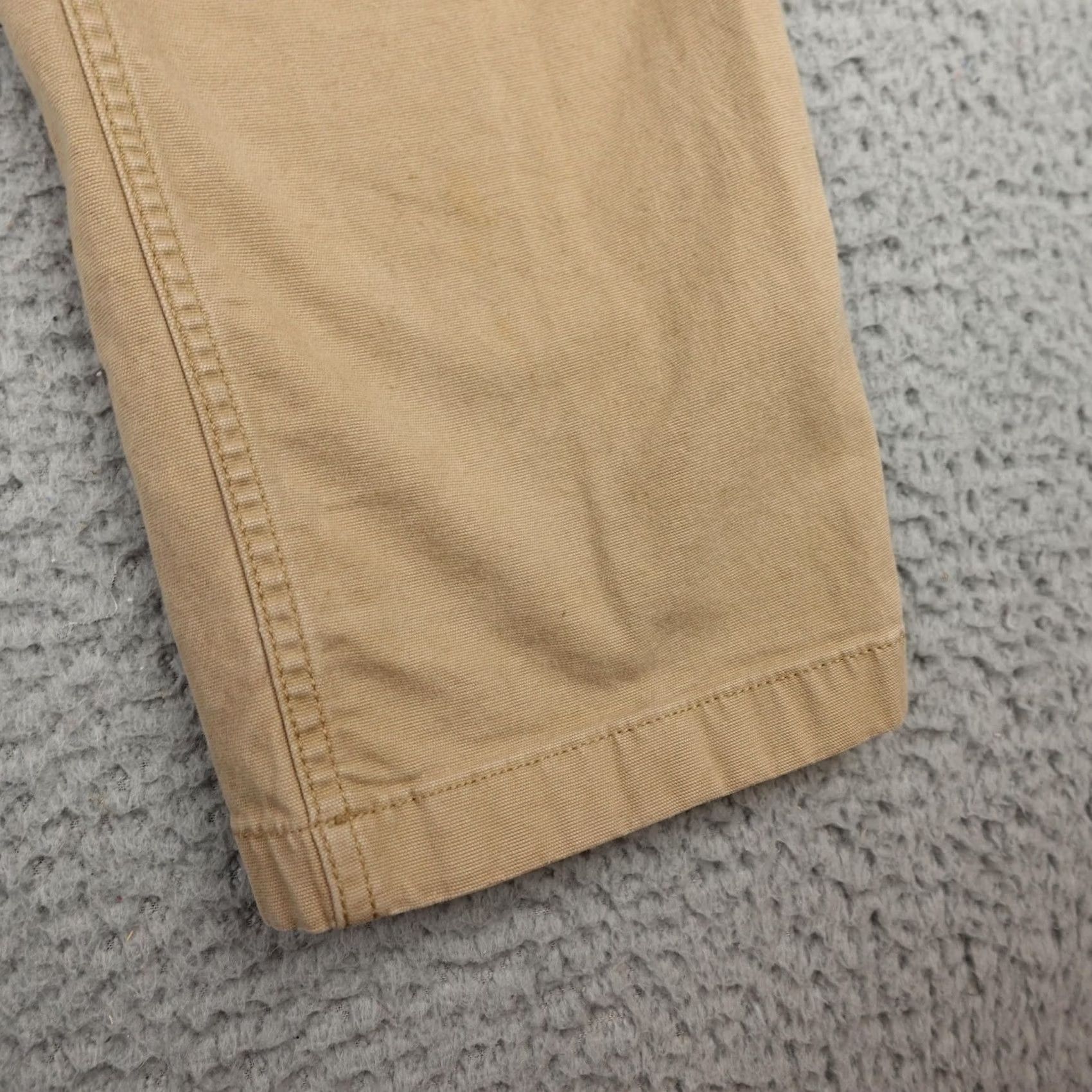 Carhartt Carhartt Carpenter Pants Mens 32x34 Brown Relaxed Fit Workwear Logo Straight 5-Pocket Canvas Pants Size US 32 / EU 48 - 6 Thumbnail