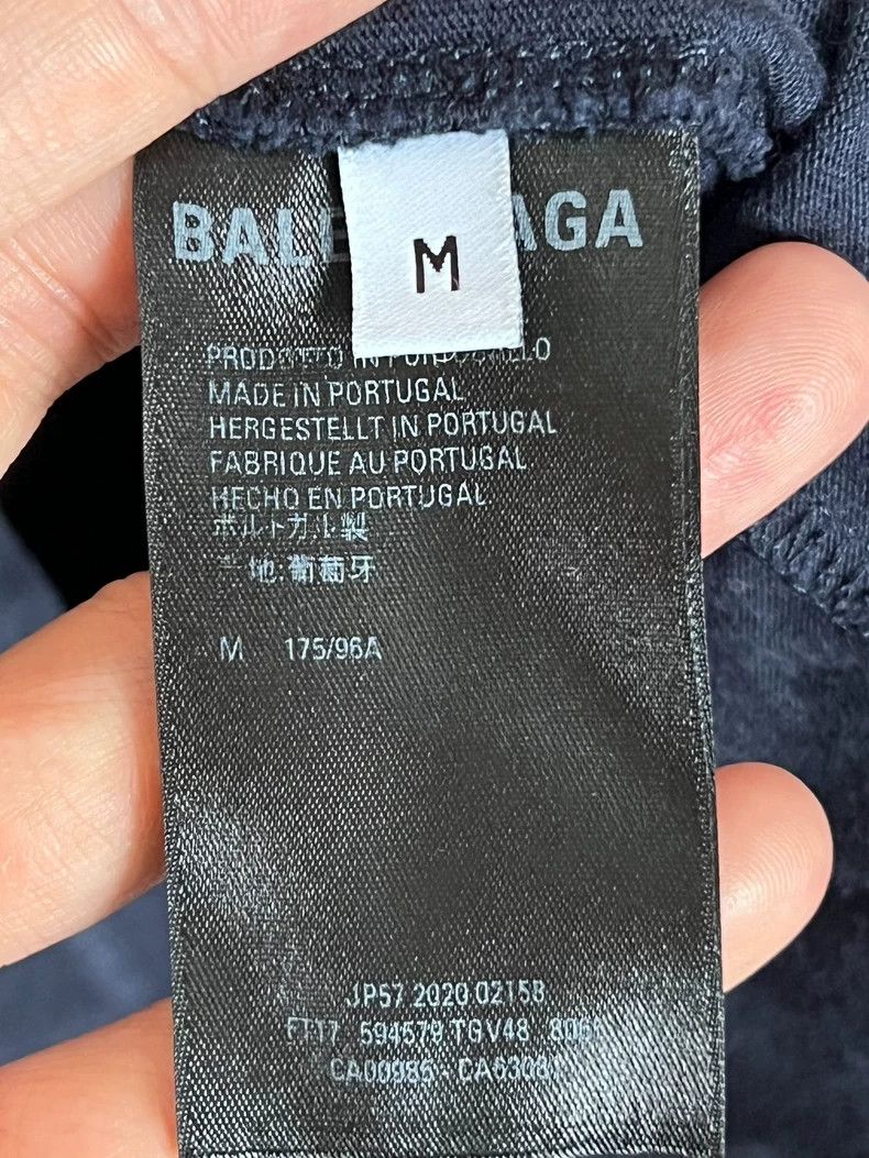 Balenciaga Balenciaga Dark blue crown wheat Paris short-sleeve Size US M / EU 48-50 / 2 - 3 Thumbnail
