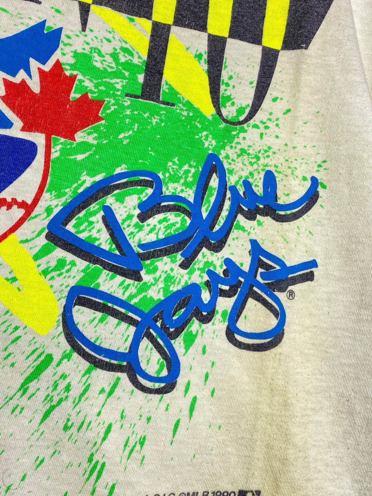 MLB Vintage 90s Toronto Blue Jays 1990 Single Stitch T-shirt Size US M / EU 48-50 / 2 - 4 Thumbnail