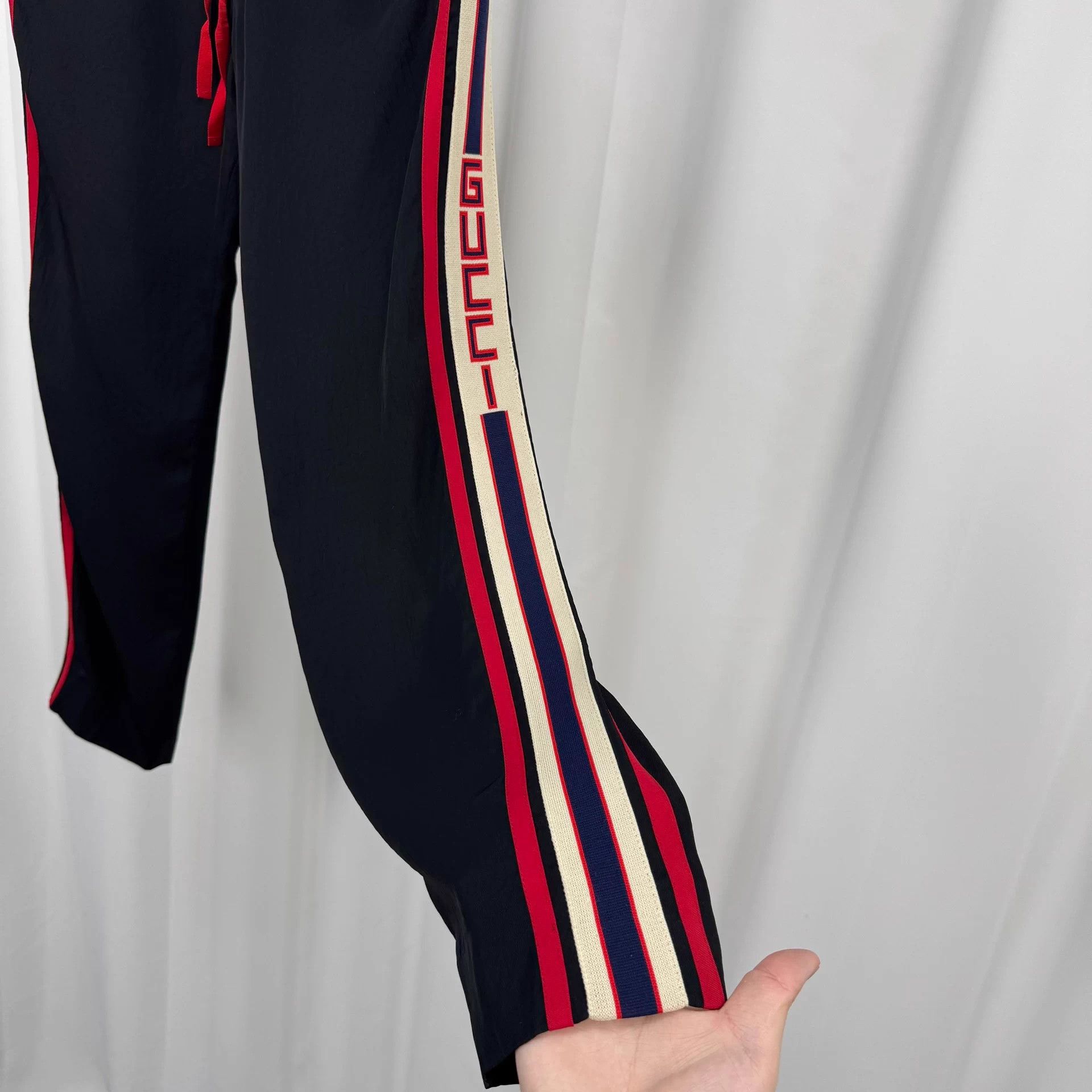 Gucci Gucci GG Web Silk Pants 46 98 New Size US 33 - 4 Thumbnail