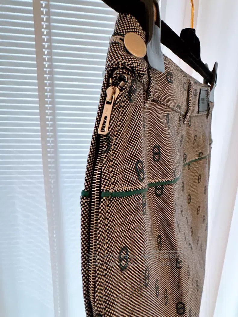Hermes Hermes Pig Nose Button Denim Skirt Size 42" / US 20 - 5 Thumbnail