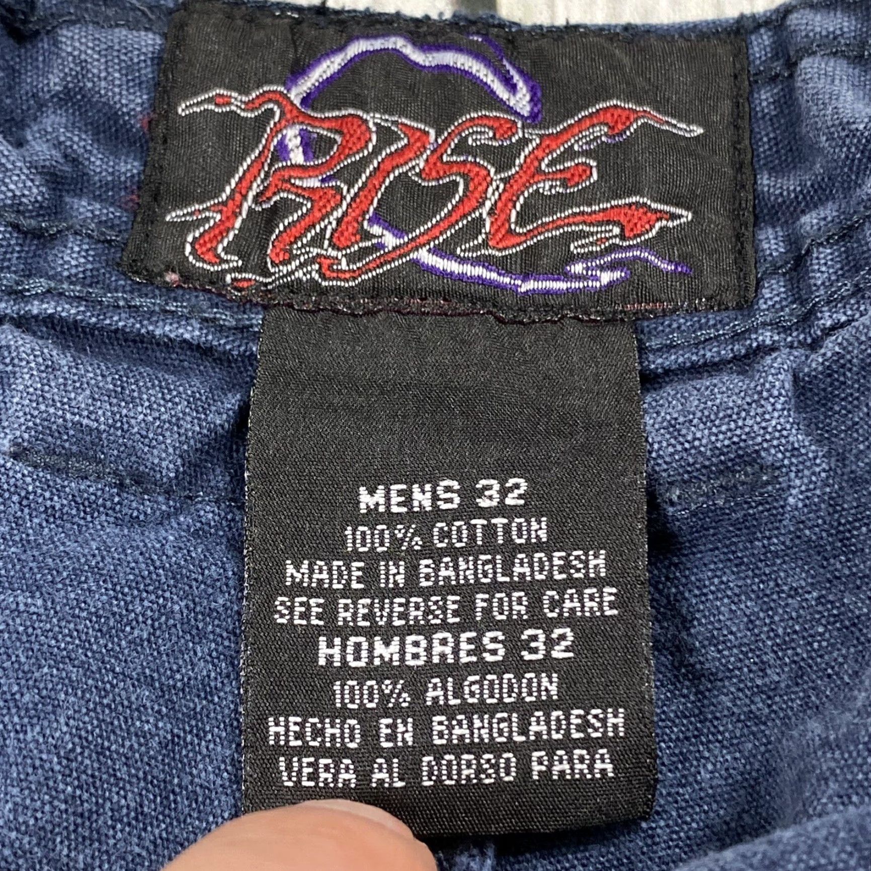 J Brand VINTAGE Rise Brand Men's Cargo Shorts 32 Dark Blue Denim 90s Grunge Casual All Seasons Size US 32 / EU 48 - 2 Thumbnail