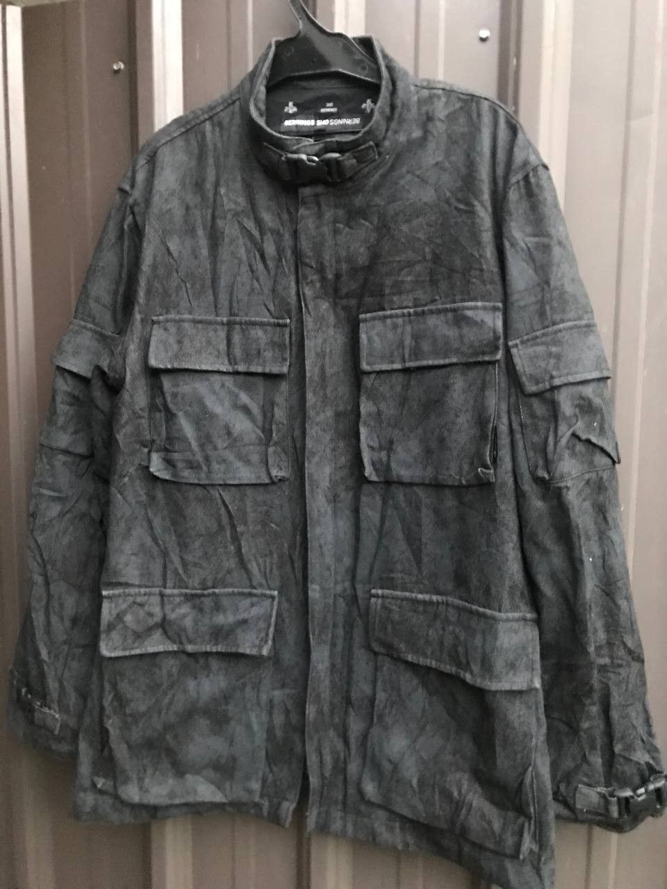 14th Addiction × If Six Was Nine × Japanese Brand Vintage Bernings Sho Waxed Black Denim Jacket Size US M / EU 48-50 / 2 - 1 Thumbnail