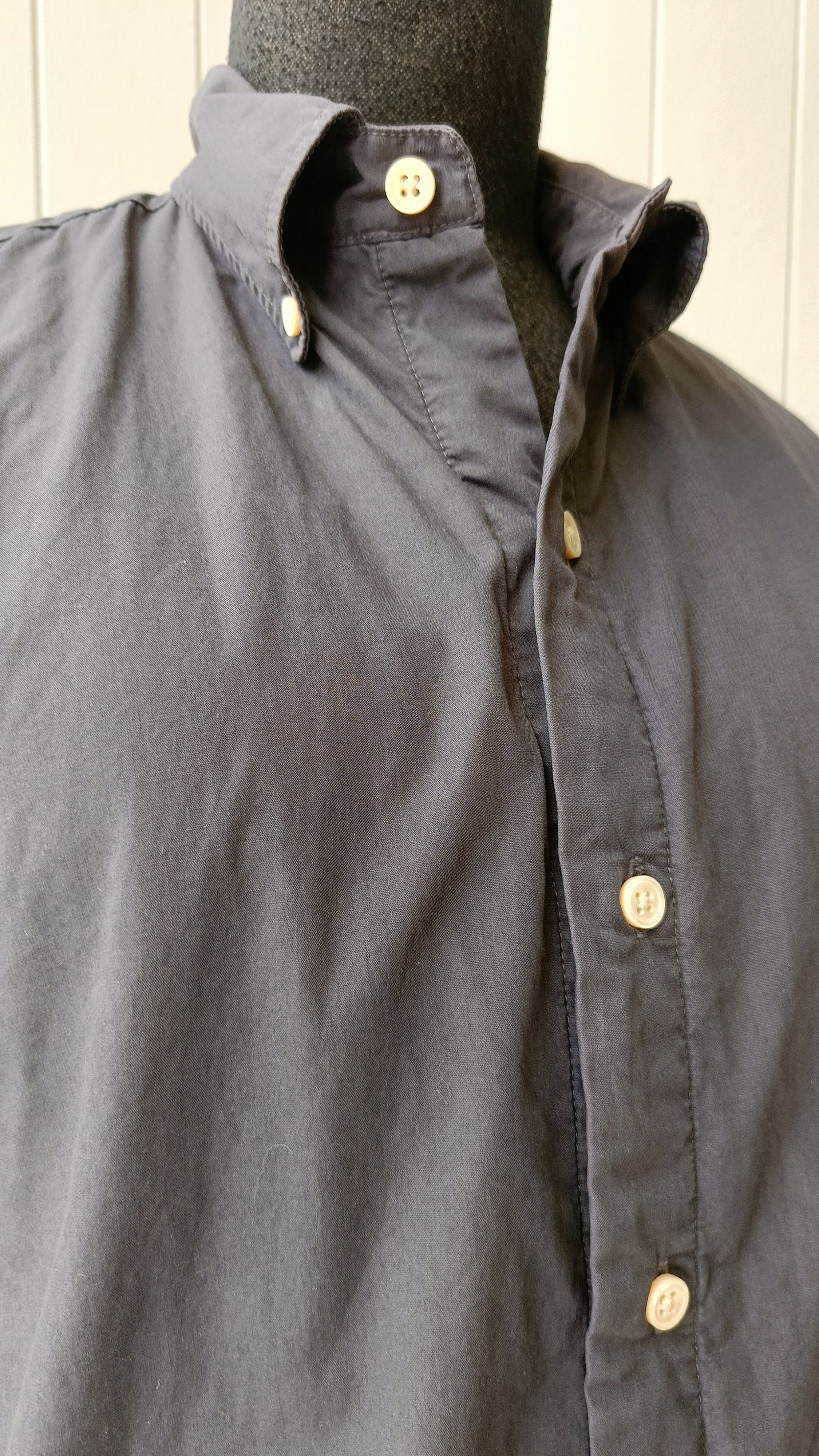 45rpm 45RPM NMD studio by R 1 solid dark gray small lined shirt Size US S / EU 44-46 / 1 - 4 Thumbnail
