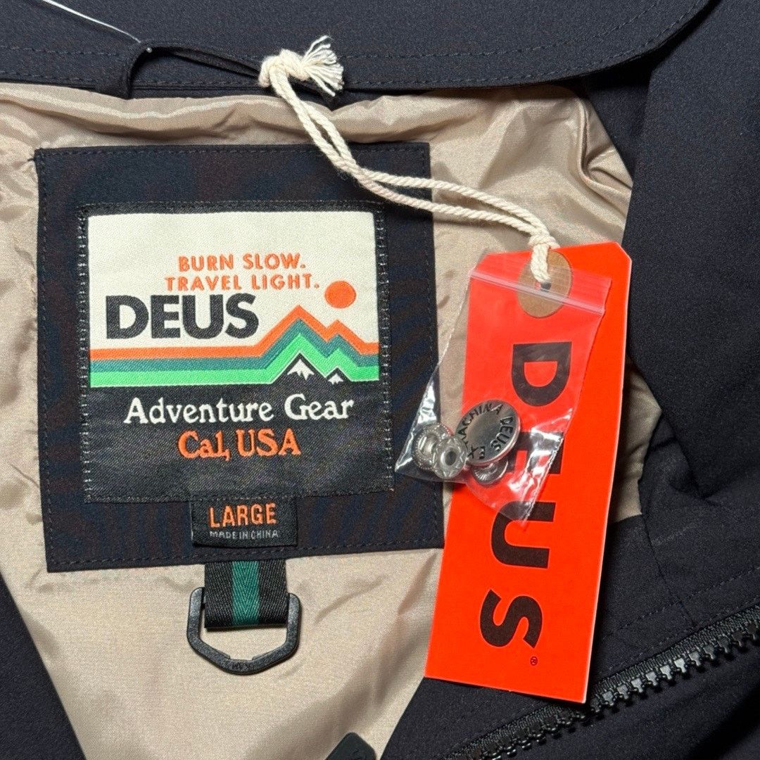Deus Ex Machina Deus Ex Machina Rambler Anorak Jacket Black Mens Large NWT Size US L / EU 52-54 / 3 - 7 Thumbnail