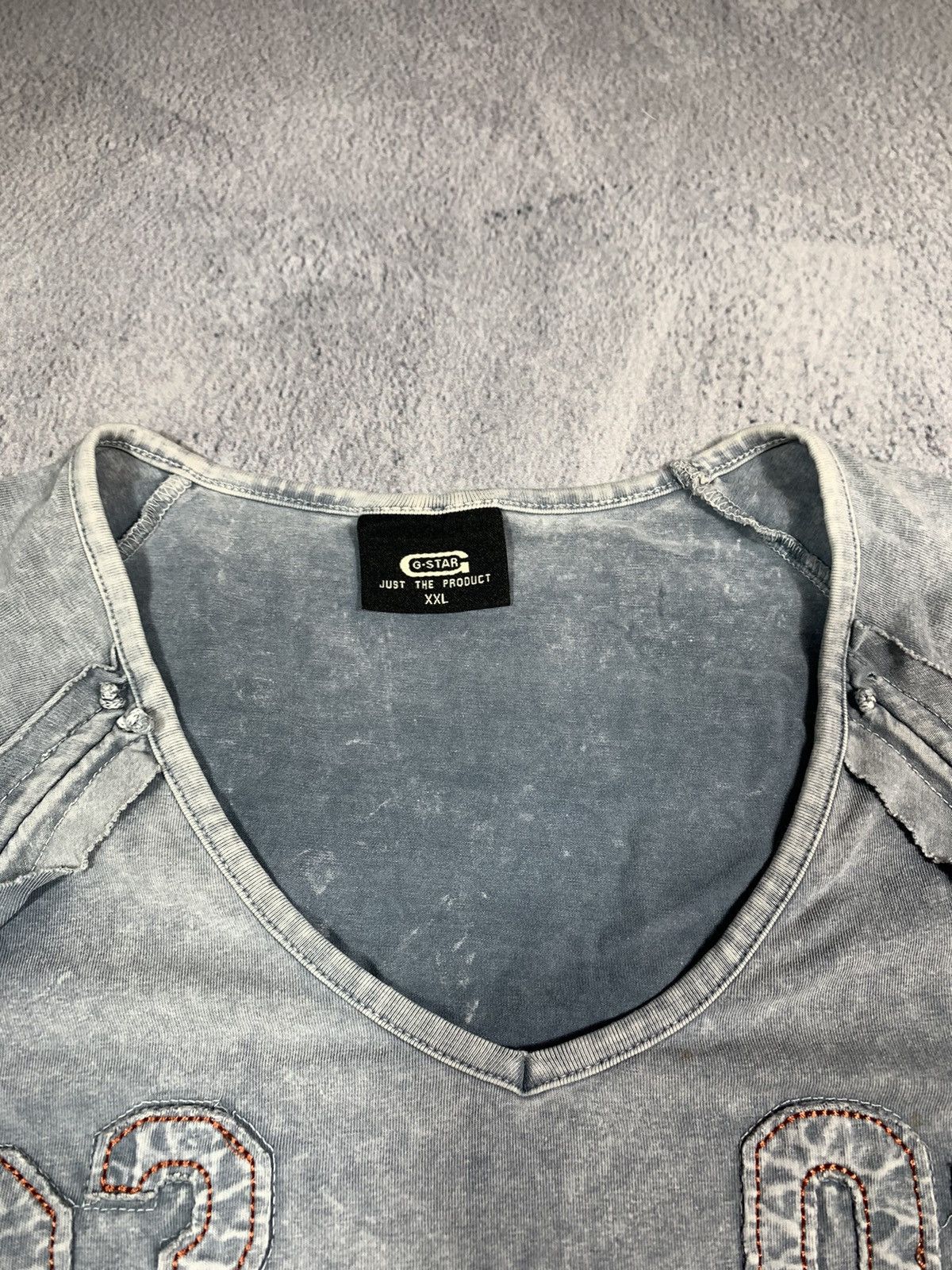 G-Star × Vintage Vintage Y2K G-star Raw t-shirt big logo streetwear size XXL Size XXL / US 16-18 / IT 52-54 - 5 Thumbnail