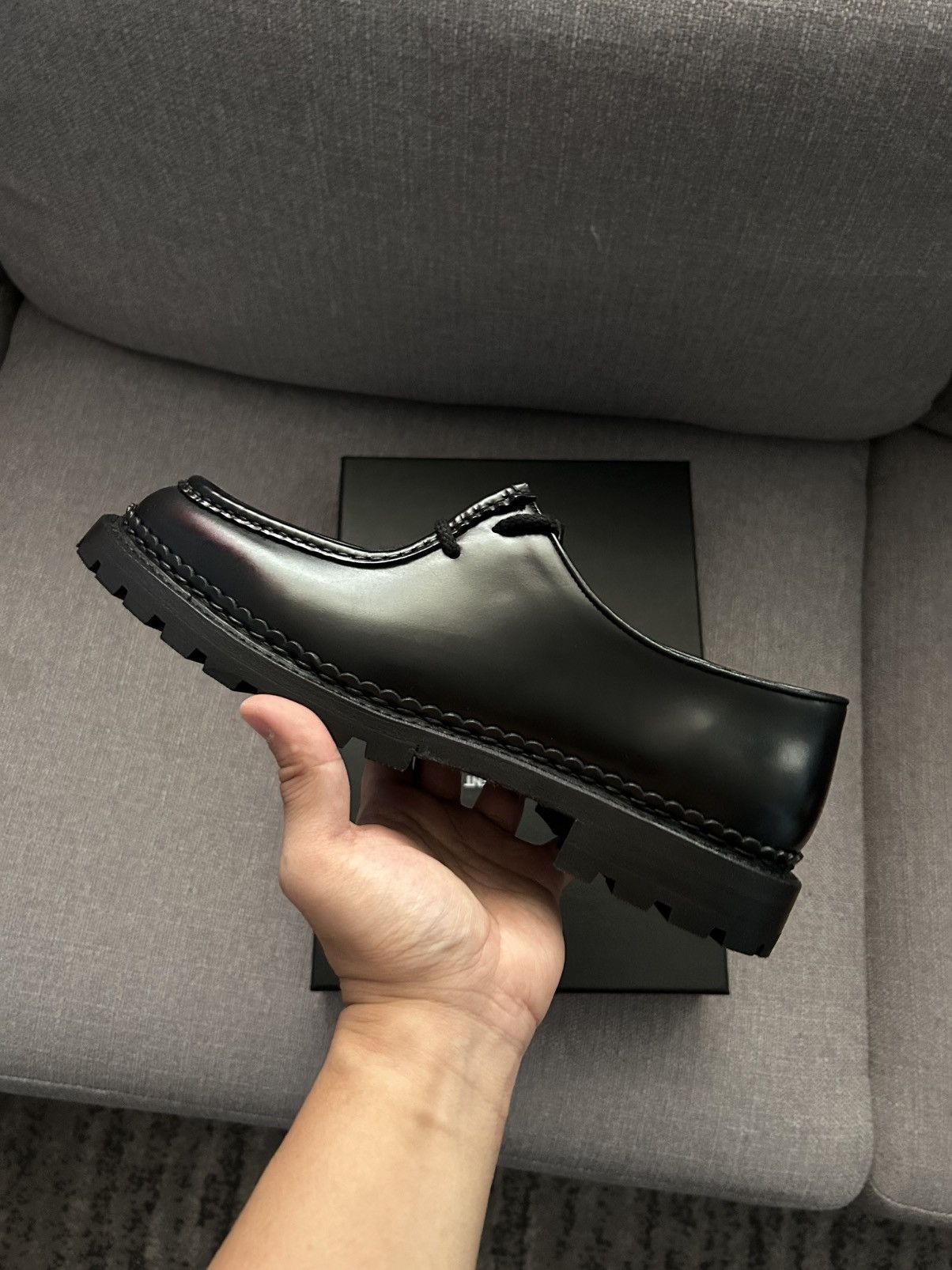 Saint Laurent Paris Saint Laurent Ponyhair lth Derbys blk 41 Size US 8 / EU 41 - 11 Thumbnail