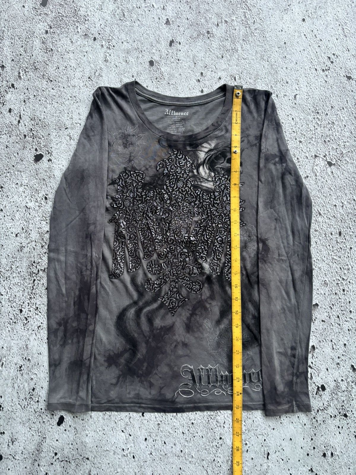 If Six Was Nine Y2k Affluence Skull Ifsix Punk Style Longsleeve Size US S / EU 44-46 / 1 - 11 Thumbnail