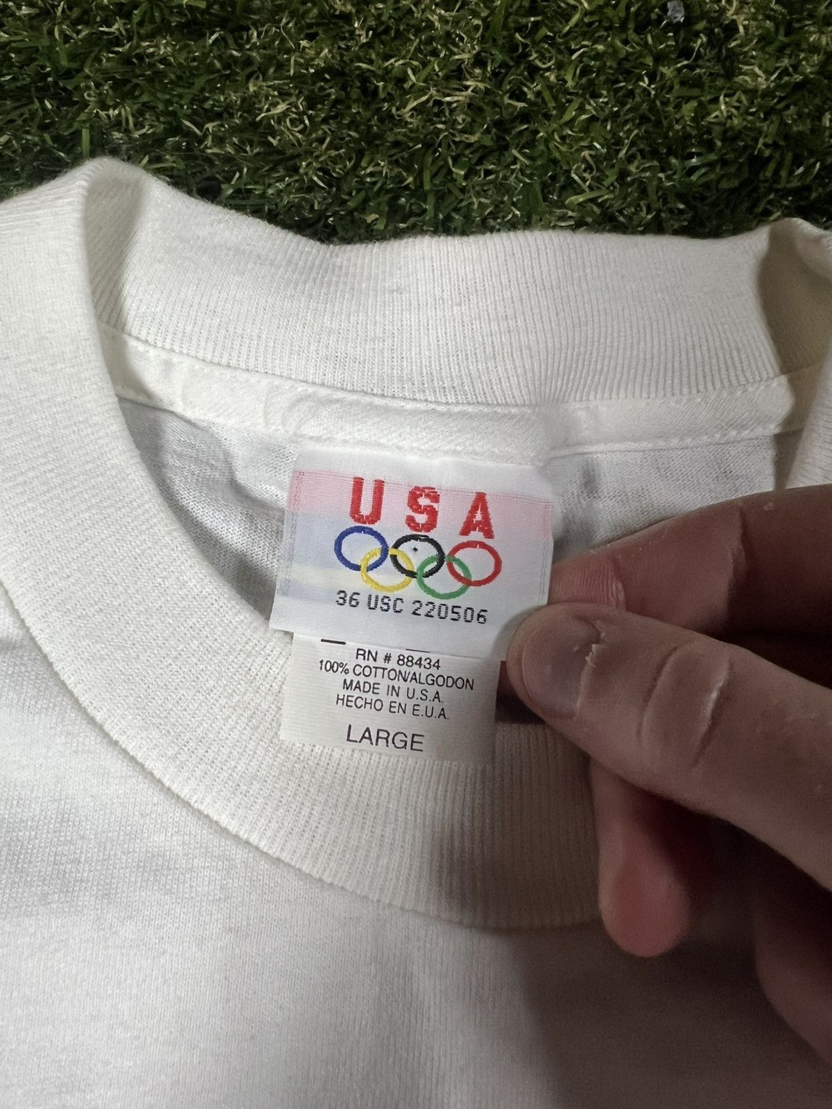 USA Olympics Vintage 90s Team USA Olympics America Essential Graphic Tee Size US L / EU 52-54 / 3 - 3 Thumbnail