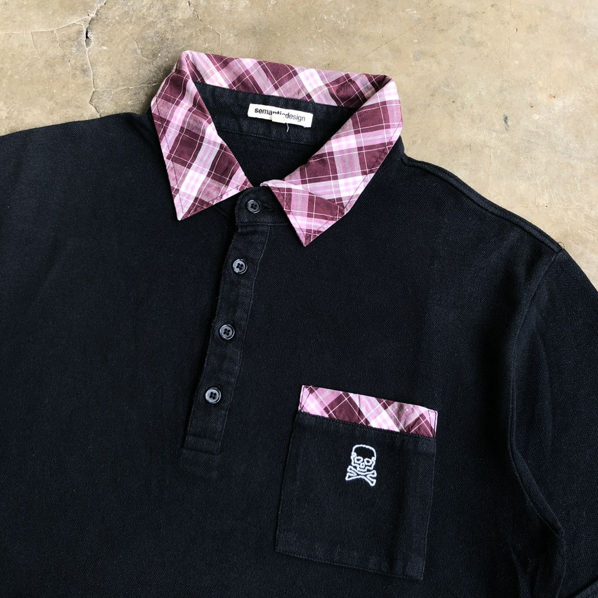 semanticdesign 2000s Semantic Design Skull Logo Pocket Polo T-shirt Black Size US M / EU 48-50 / 2 - 4 Thumbnail