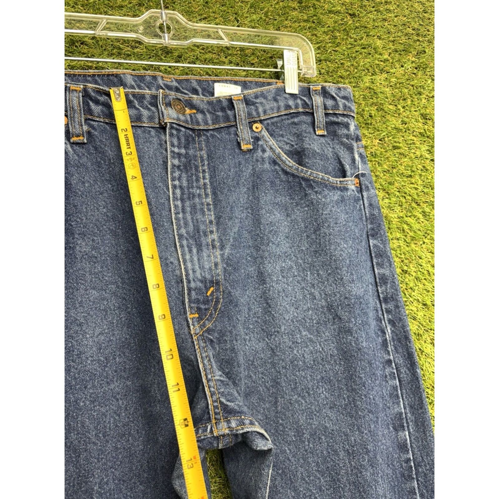 Levi's VINTAGE Levi's 505 Jeans Mens 36x34 Blue Straight Orange Tab 1997 Grunge Workwear Jeans Size US 36 / EU 52 - 7 Thumbnail