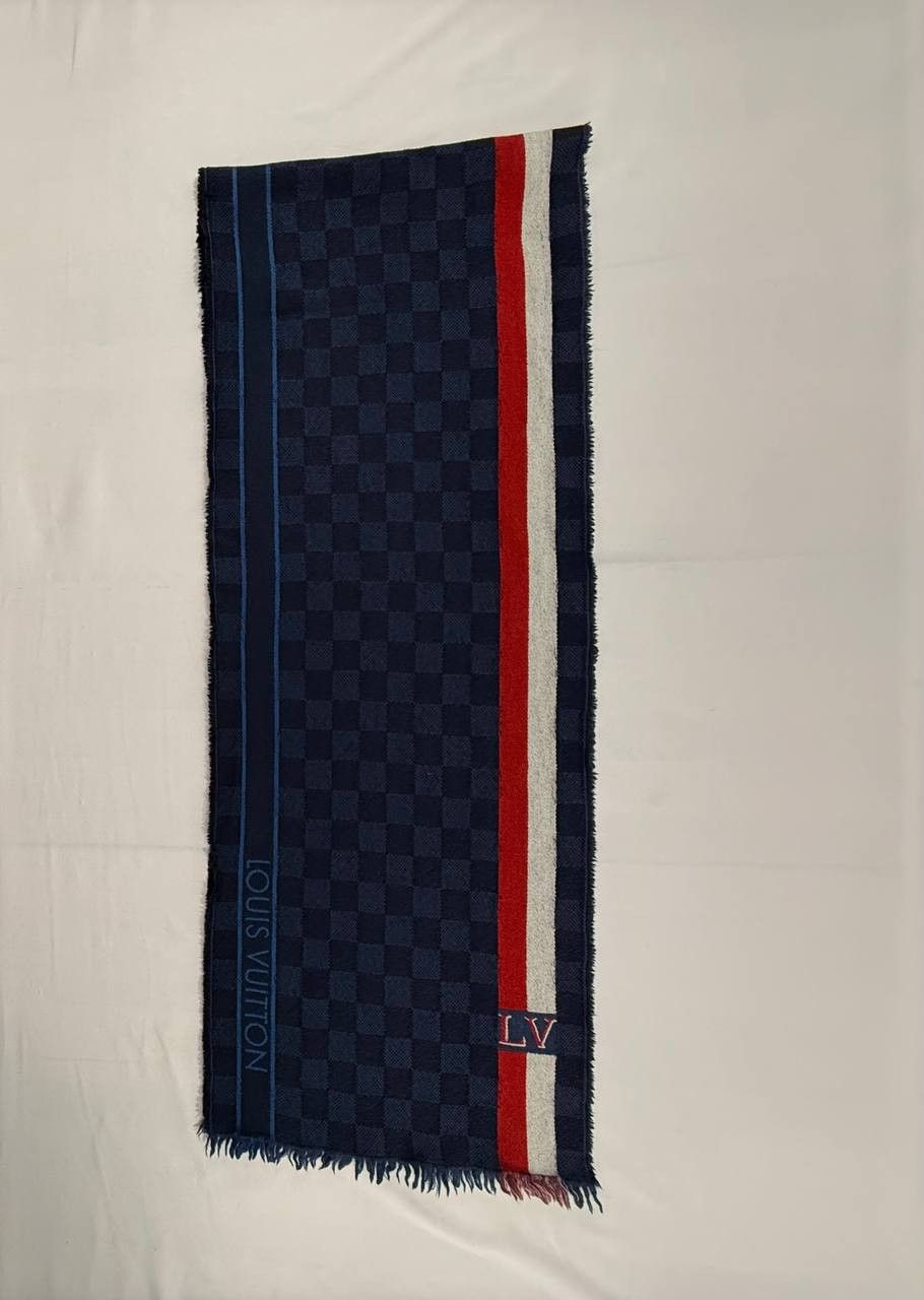 Louis Vuitton Louis Vuitton Echarpe Messenger Damier Wool Scarf M70338 Size ONE SIZE - 8 Thumbnail
