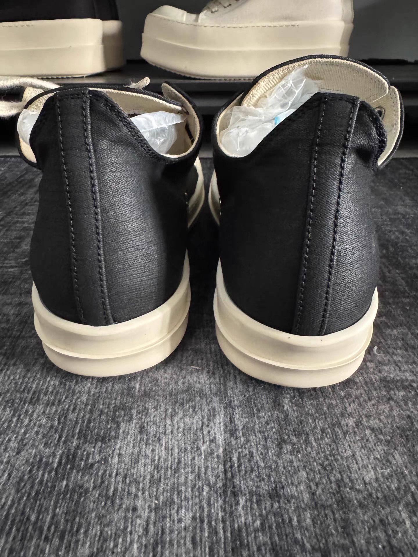 Rick Owens rick owens DRKSHDW Low Top Waxed Canvas Size US 9 / IT 39 - 4 Thumbnail