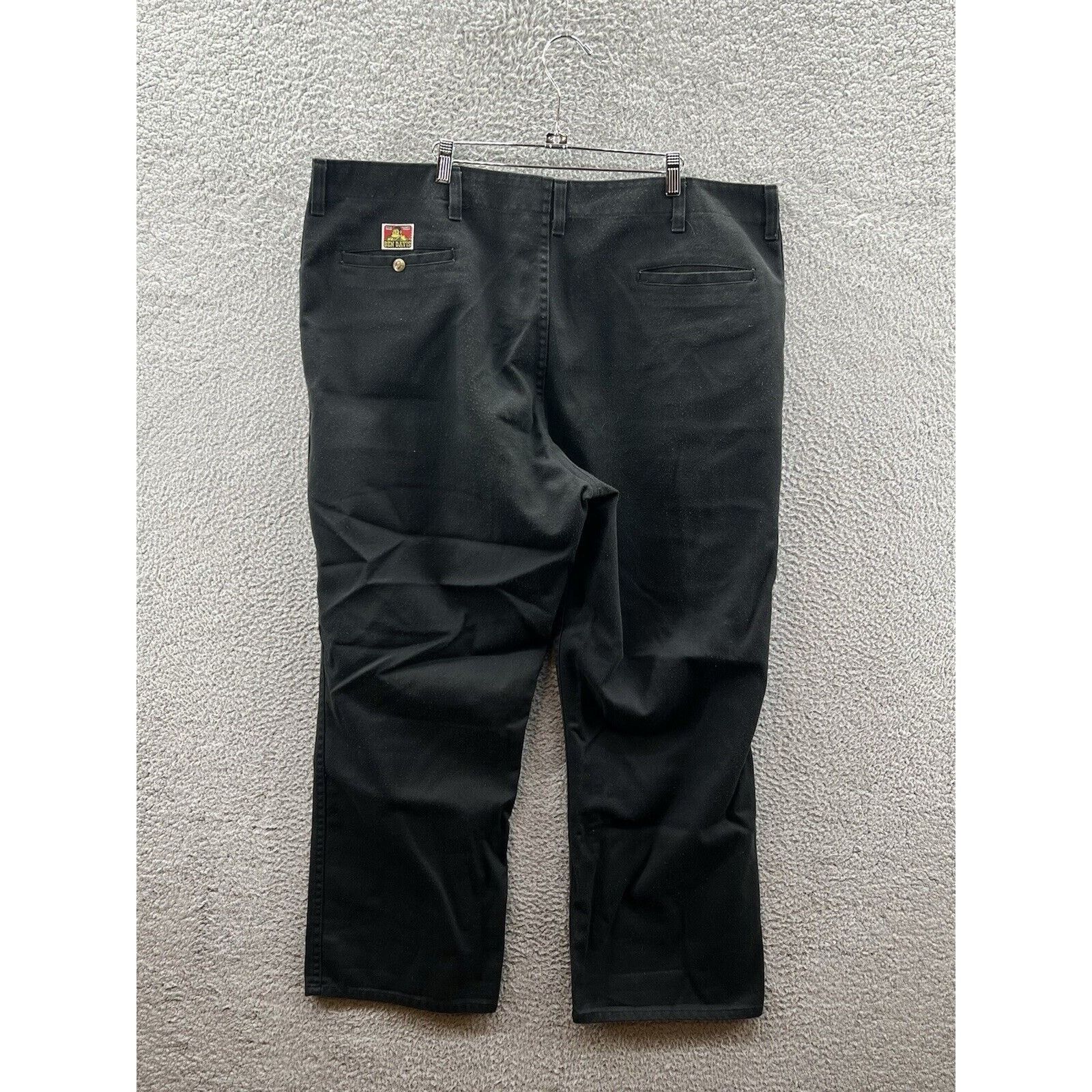 Ben Davis Ben Davis Black Pants Mens 44 Original Chino Wide Leg Baggy Size US 44 / EU 60 - 2 Thumbnail