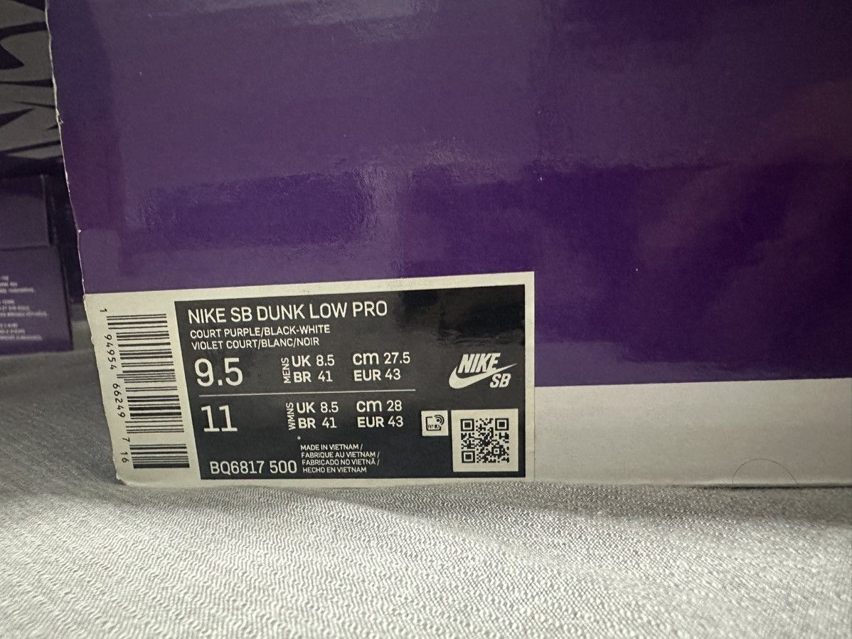 Nike Nike SB Dunk Low Court People (2021) Size US 9.5 / EU 42-43 - 3 Thumbnail
