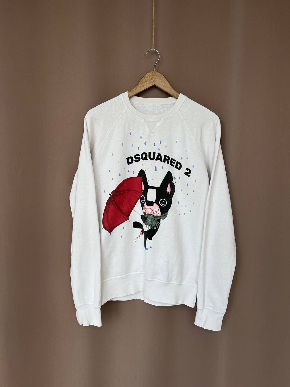 Dsquared2 Dsquared2 Bulldog Funny Big Logo Sweatshirt Mens Size M Size US M / EU 48-50 / 2 - 1 Thumbnail